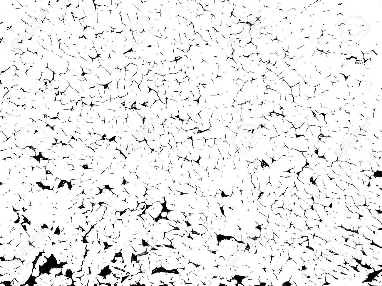 Grunge Vector Texture Template With Cracks Overlay Distress Royalty Free Cliparts Vectors And Stock Illustration Image