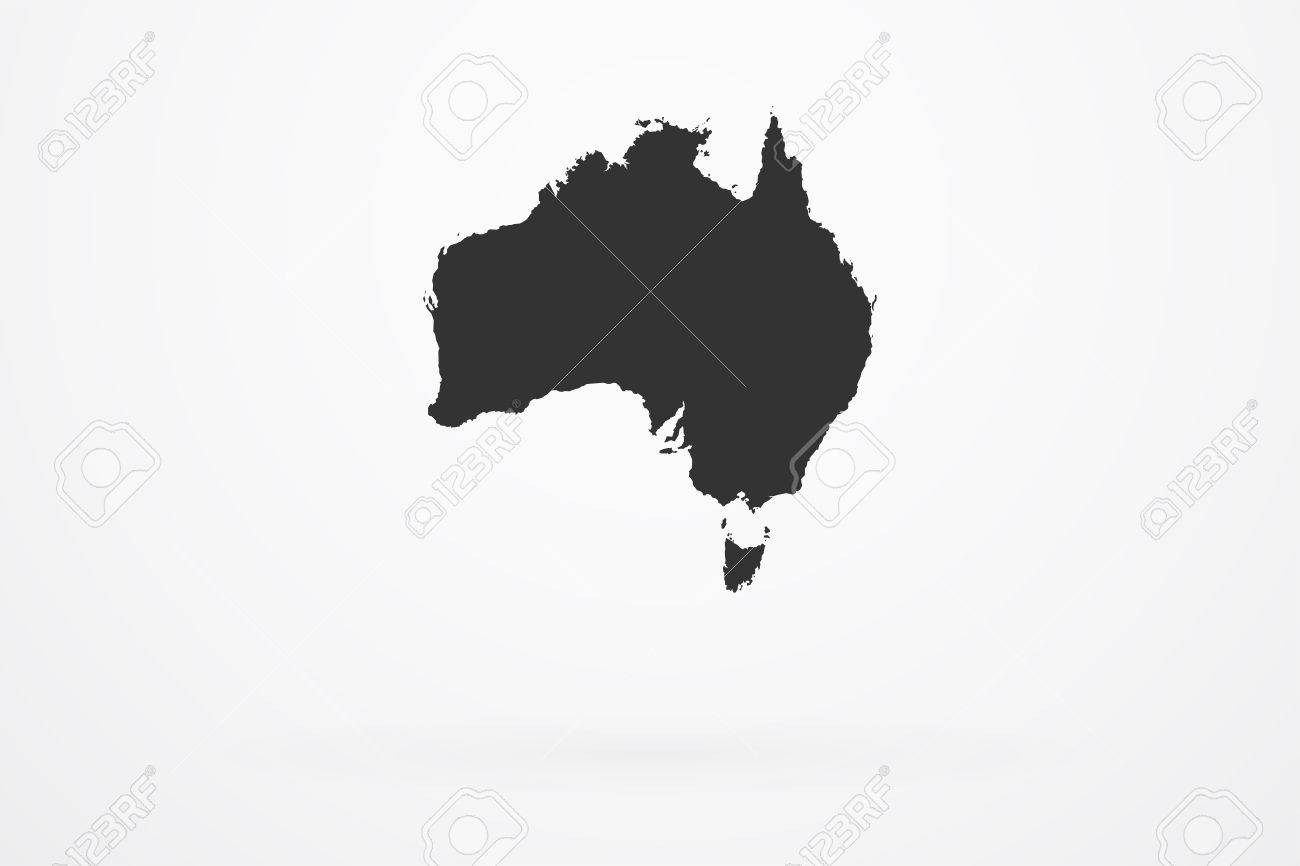 australia continent map royalty free cliparts vectors and stock