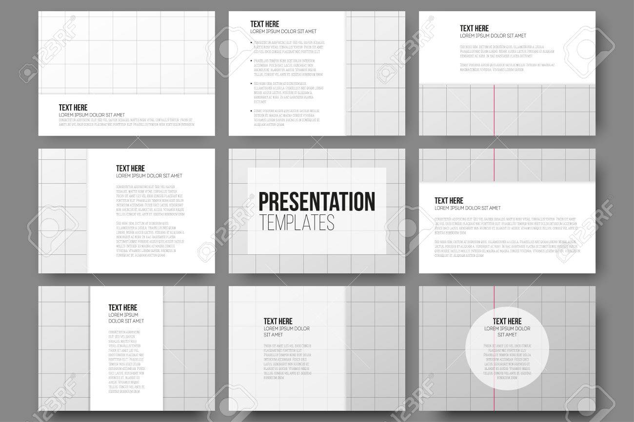 Conjunto De 9 Plantillas Vectoriales Para Diapositivas De La Presentacion Hoja De Cuaderno Escolar Fondo De Educacion Vectorial Ilustraciones Vectoriales Clip Art Vectorizado Libre De Derechos Image 43430710
