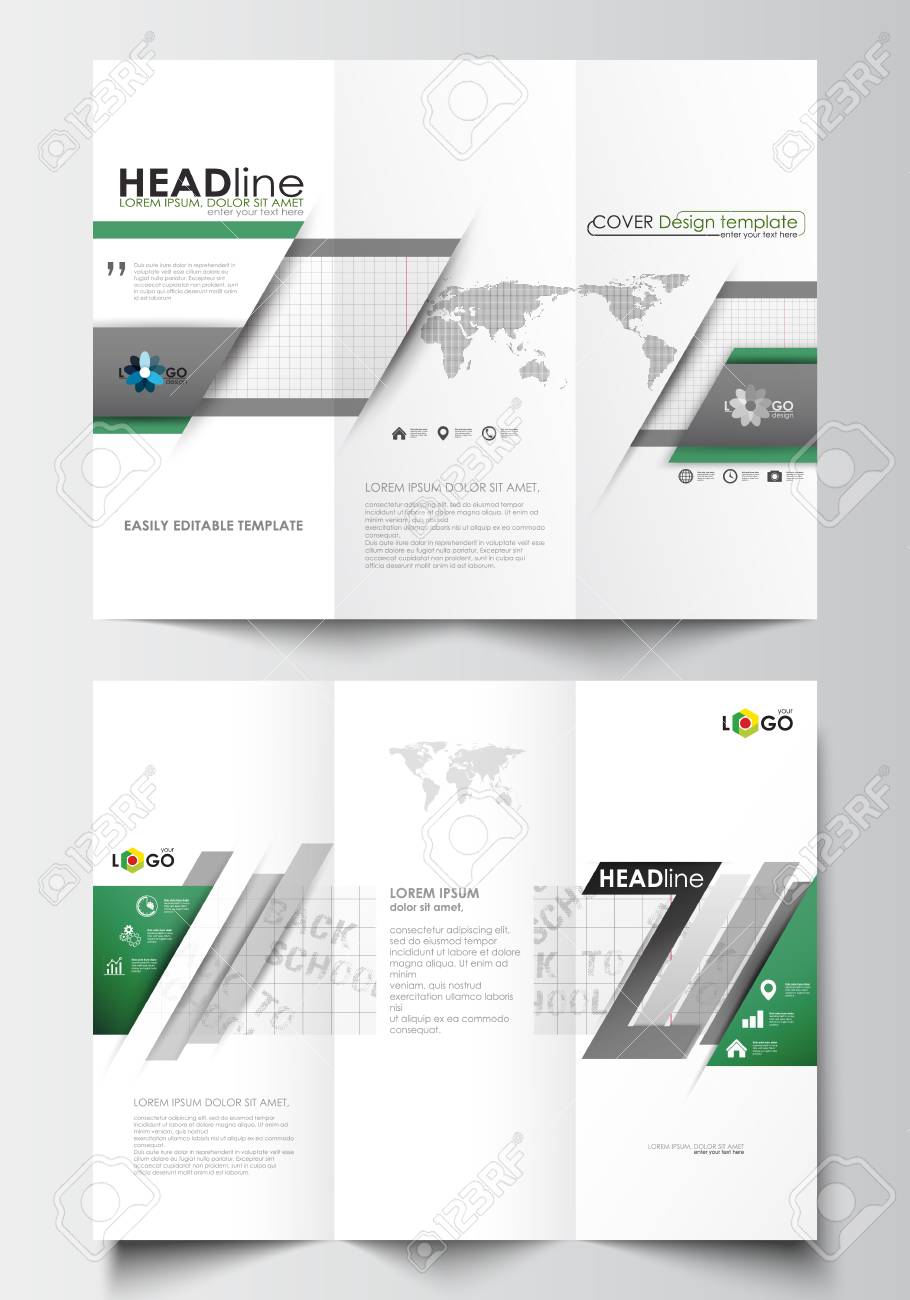 tri fold brochure business templates on both sides easy editable how to make tri fold brochure