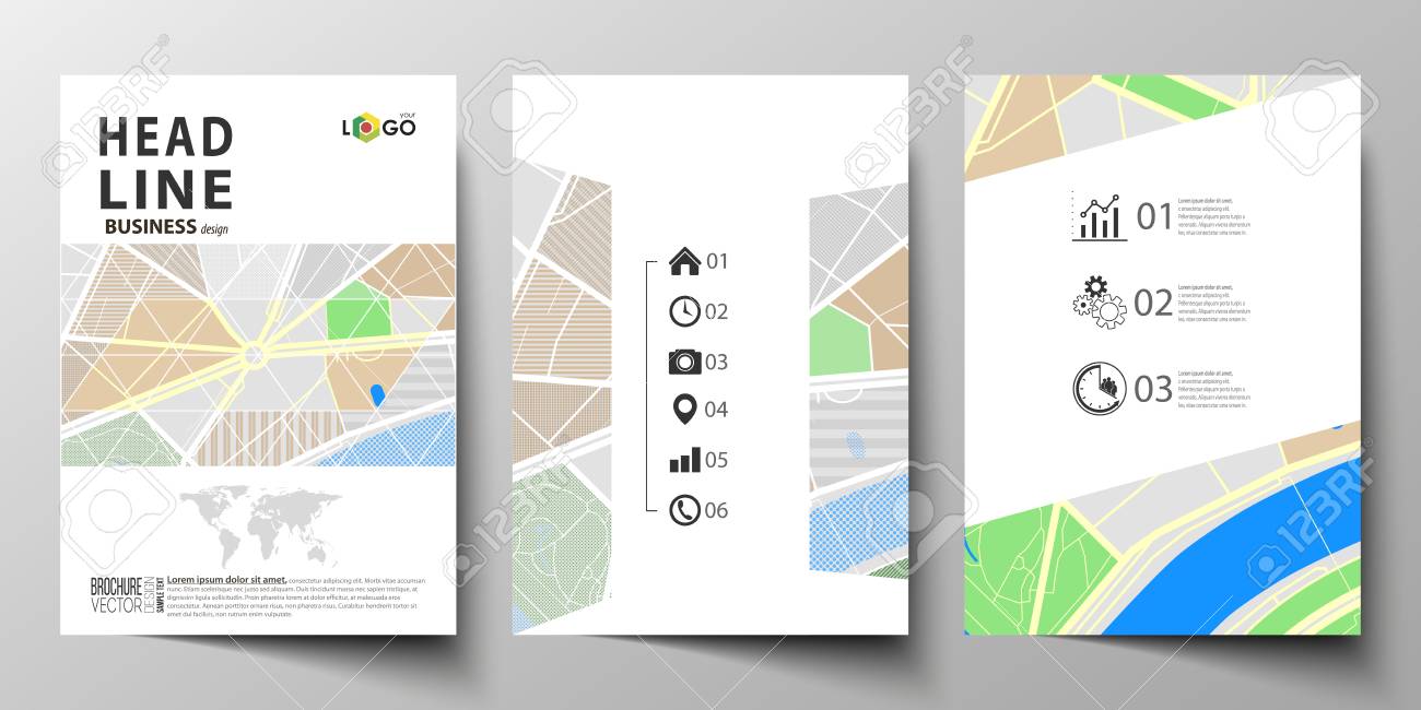 Business Templates For Brochure, Magazine, Flyer, Booklet Or With Regard To Blank City Map Template Business Templates For Brochure, Magazine, Flyer, Booklet Or With Regard To Blank City Map Template