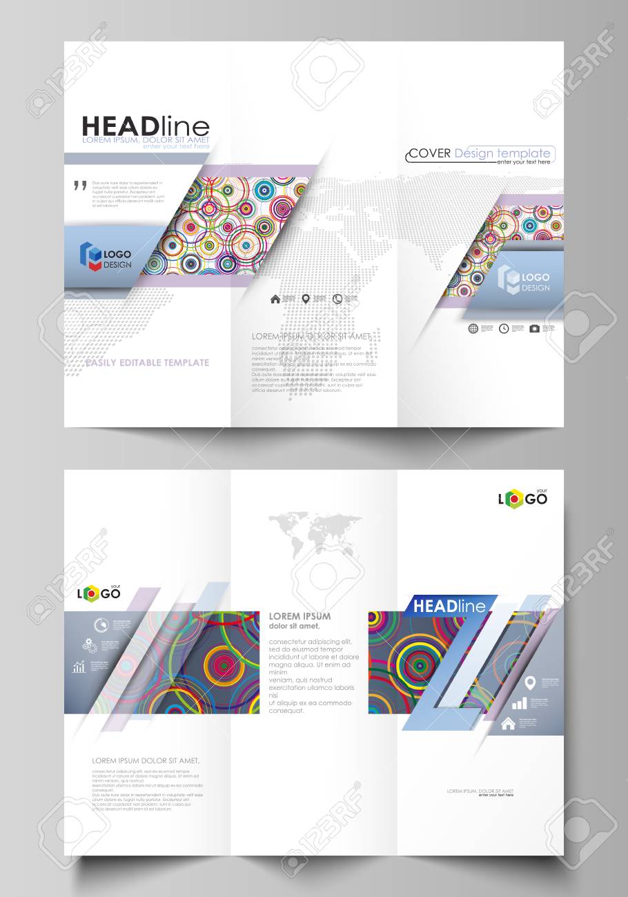 tri fold brochure business templates on both sides easy editable how to make tri fold brochure