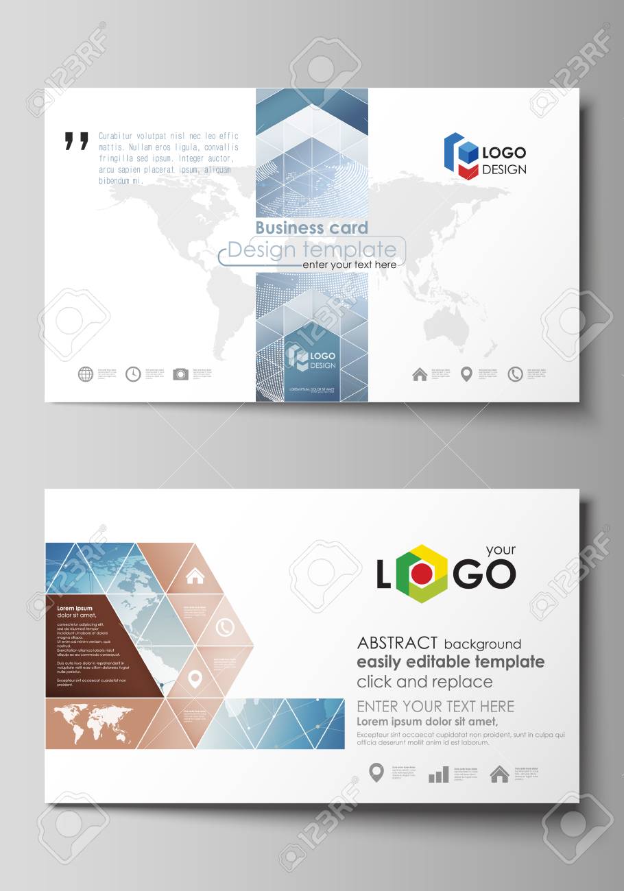 The Minimalistic Abstract Vector Illustration Of The Editable Regarding Medical Business Cards Templates Free
