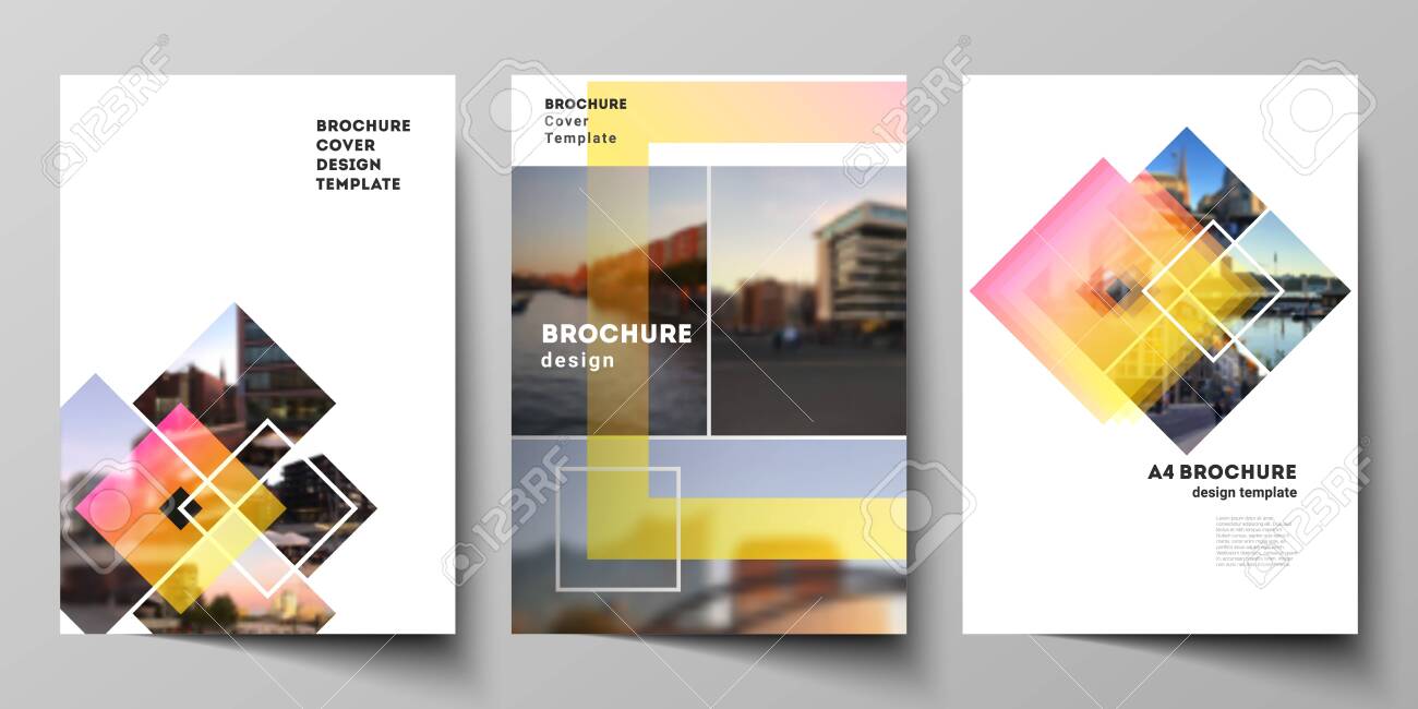 Download The Vector Layout Of A4 Format Modern Cover Mockups Design Templates Royalty Free Cliparts Vectors And Stock Illustration Image 143401000