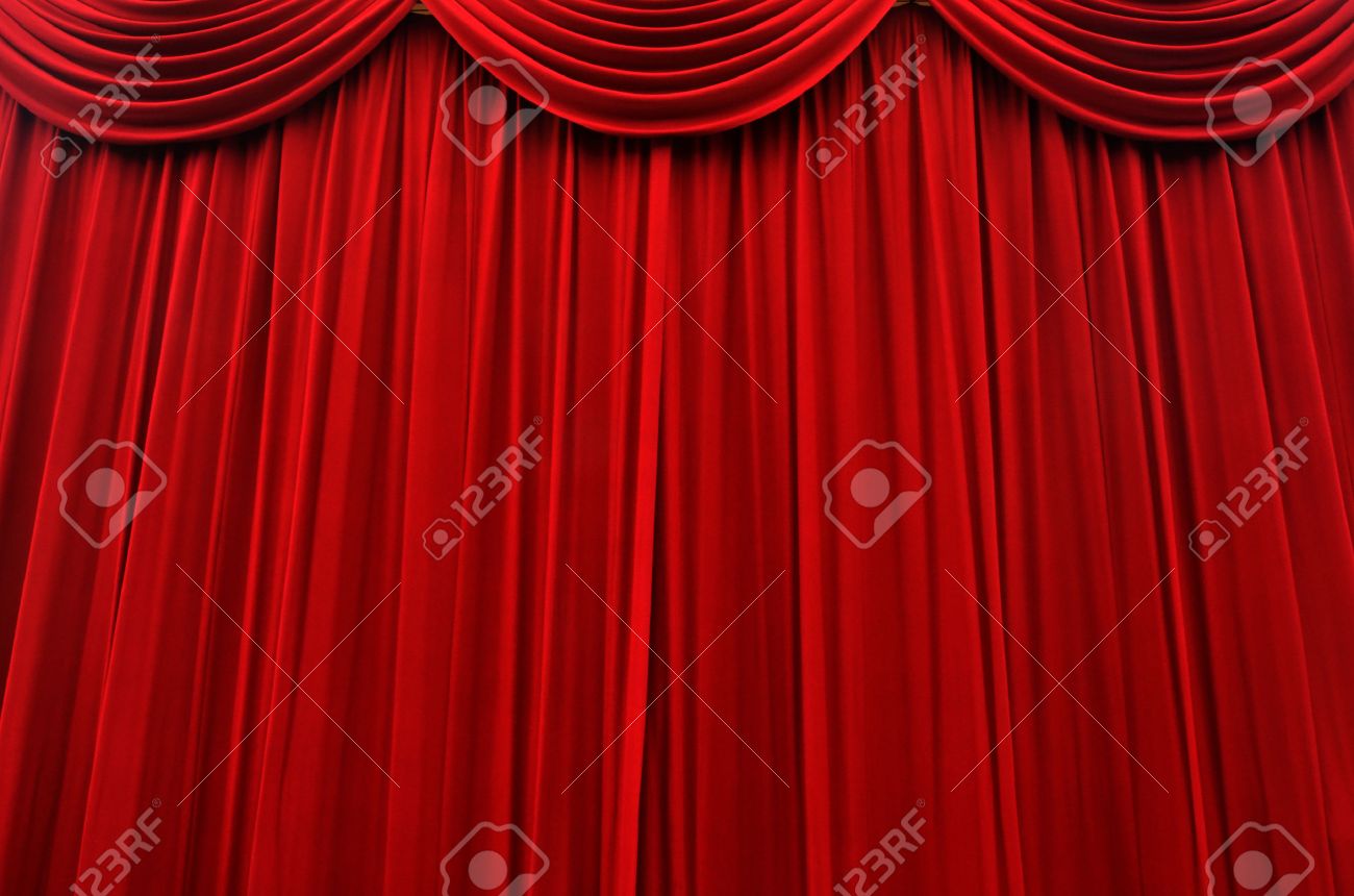 赤い映画と舞台カーテン背景テクスチャ の写真素材 画像素材 Image