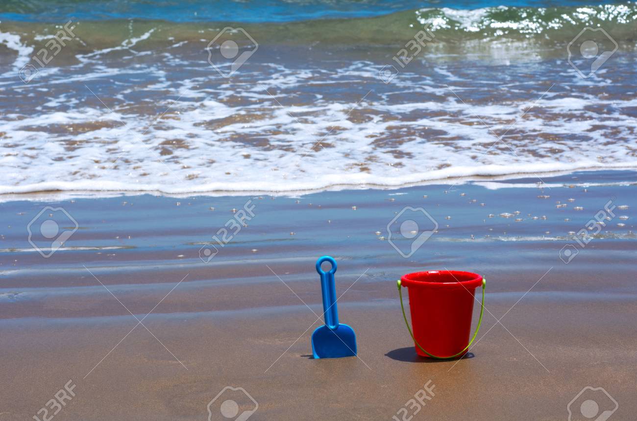 seaside bucket and spade