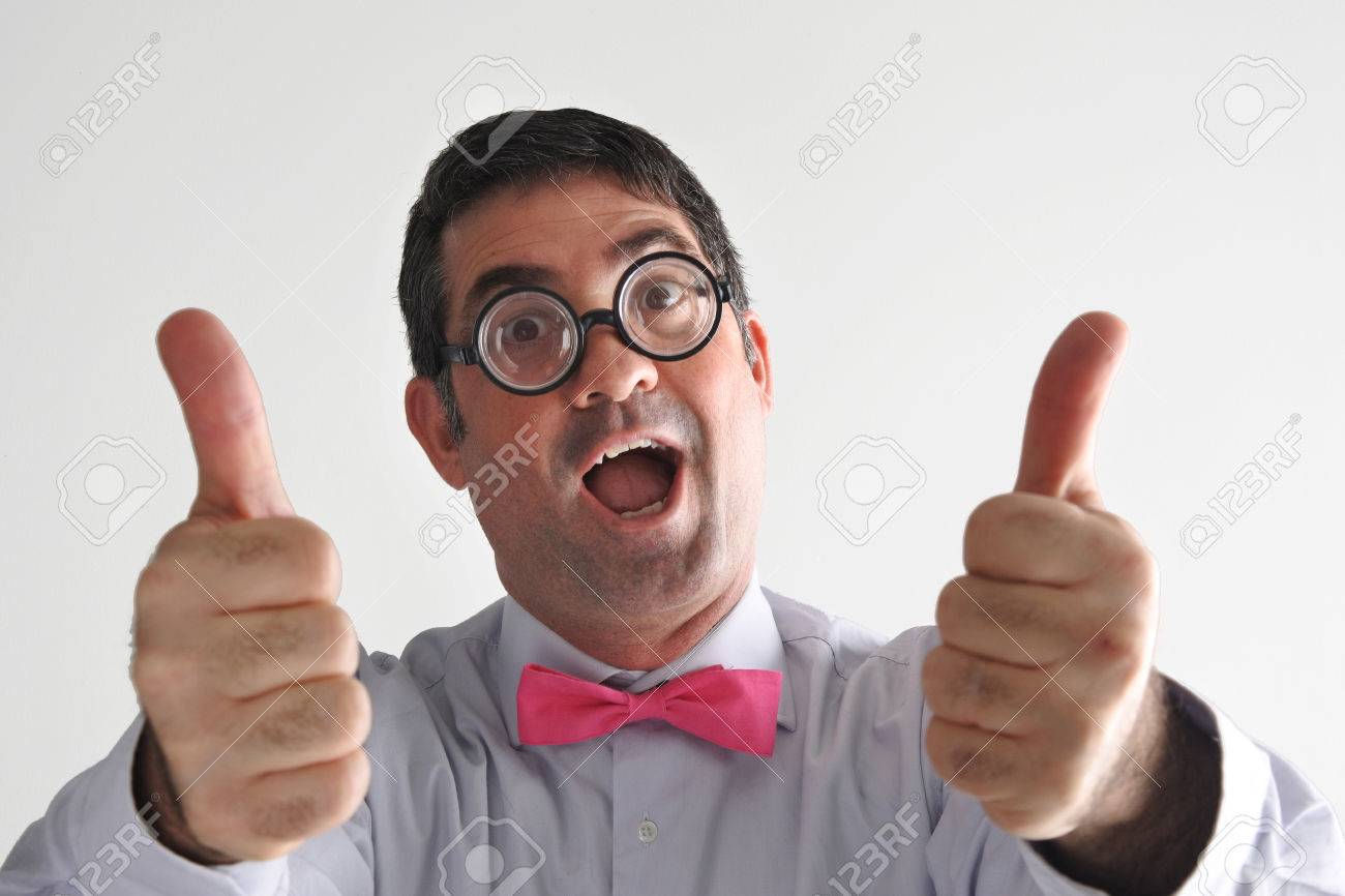 geek thumbs up Black gay move