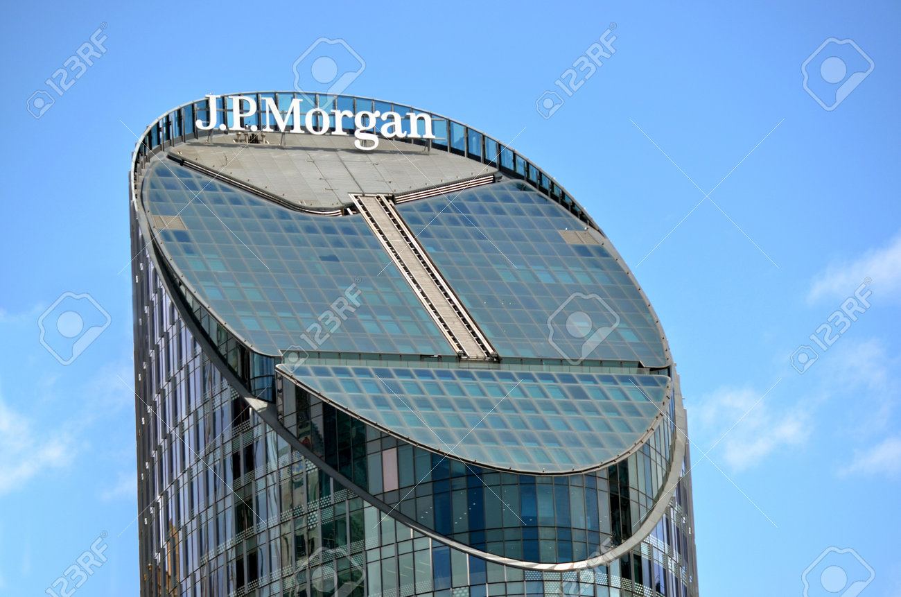 시드니 - 년 10 월 20 2016 : JP 모건 타워 시드니, 호주. JP Morgan 은행은 1872 년부터 아시아 태평양  지역에서 운영되었으며 현재이 지역의 17 개국에 걸쳐 존재합니다. 로열티 무료 사진, 그림,