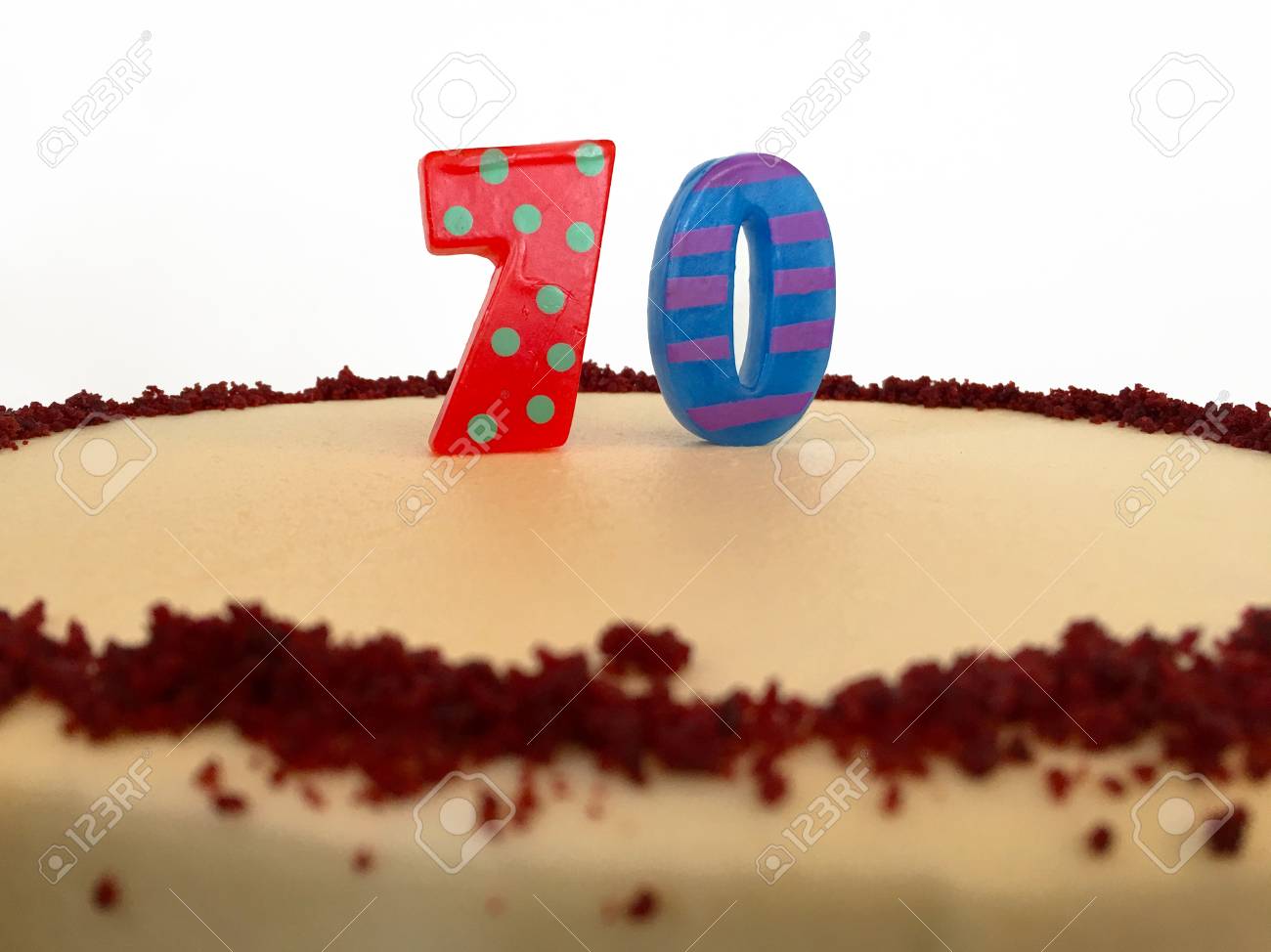 70th Birthday Cake For A Seventieth Birthday Or Anniversary
