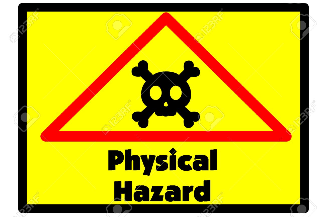 Food Safety Is A Sign Of Physical Hazard Stock Photo, Picture and Royalty  Free Image. Image 26461960.