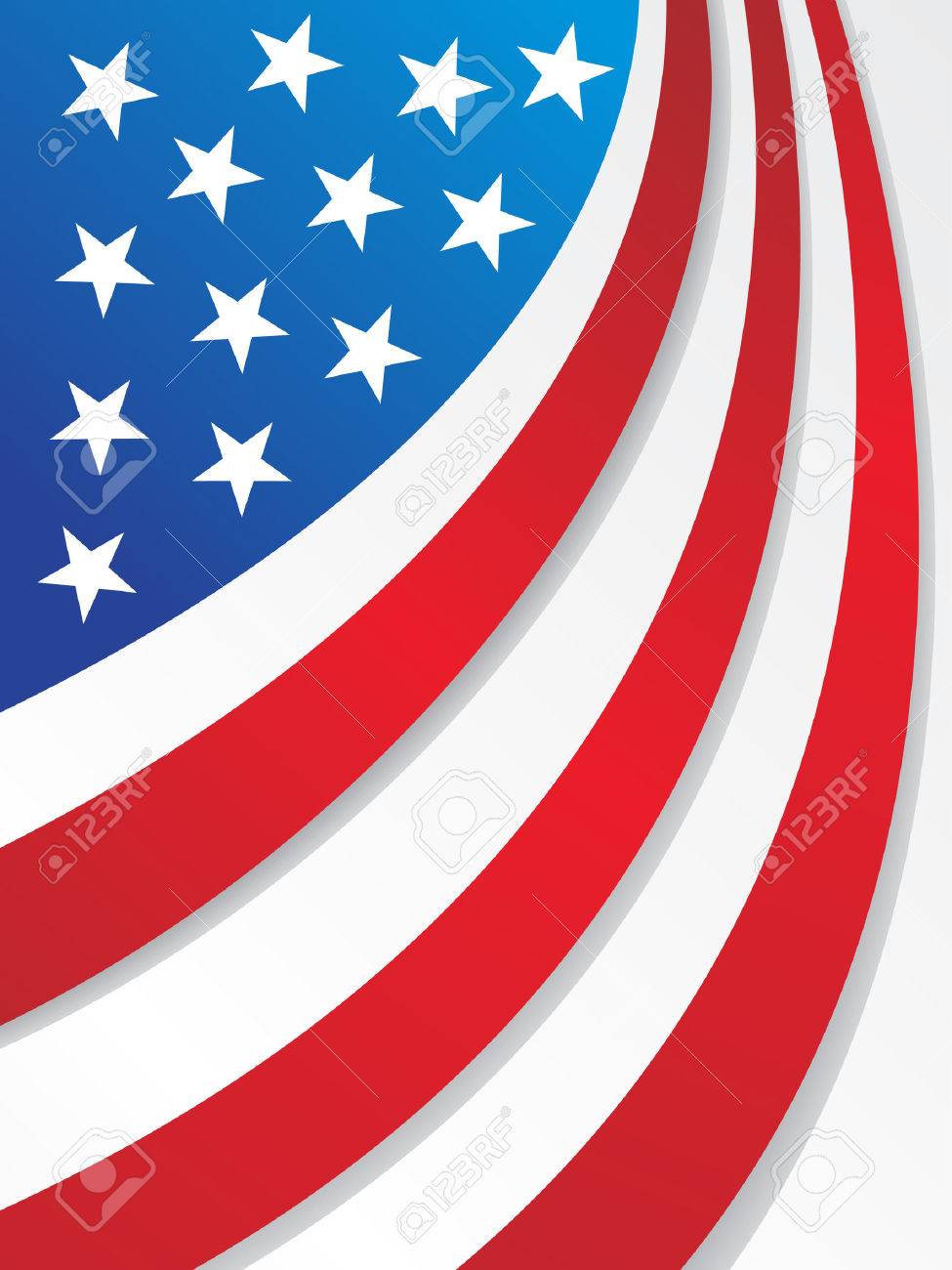 Usa Flag Style Sunburst For Other Flag Design Elements Please Cheak My  Portfolio Royalty Free Cliparts, Vectors, And Stock Illustration. Image  5170242.