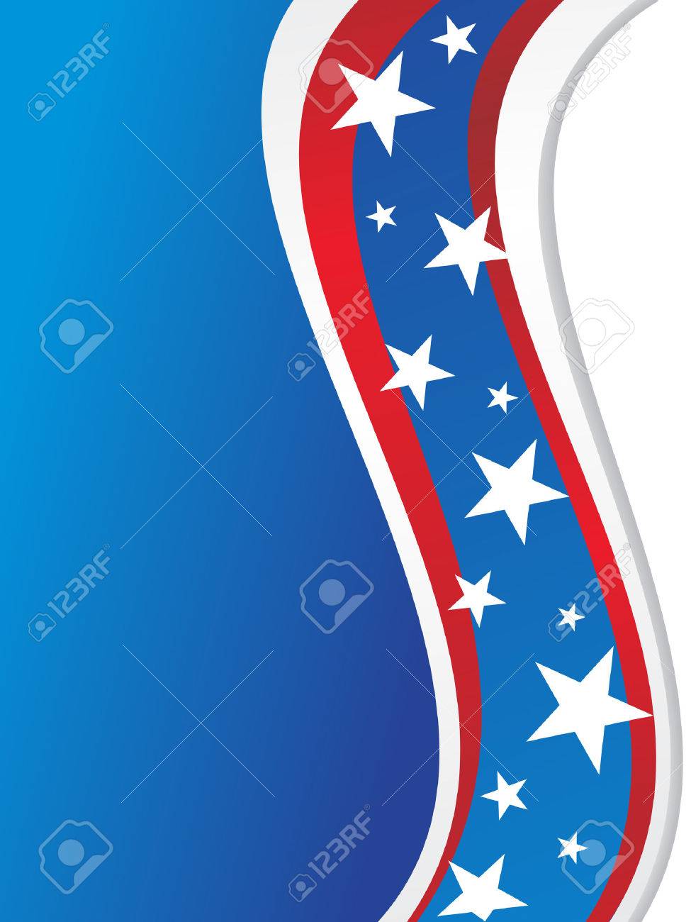 アメリカ国旗スタイル サンバーストの旗デザイン要素ください Cheak 私のポートフォリオのイラスト素材 ベクタ Image