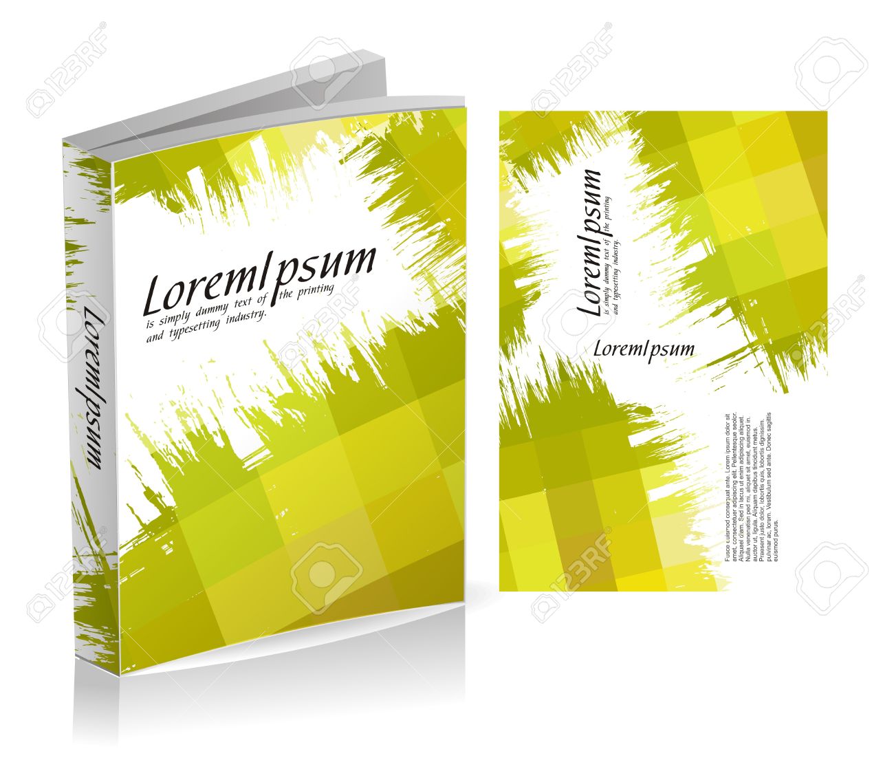 book cover design isolated over colorful background book cover design background
