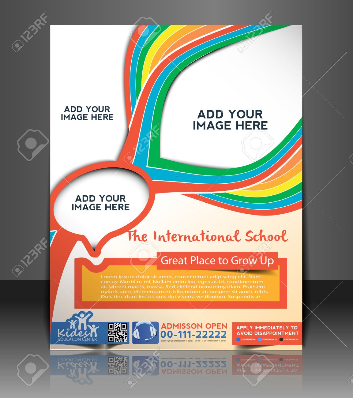 College Fair And Open Day Flyer And Poster Template