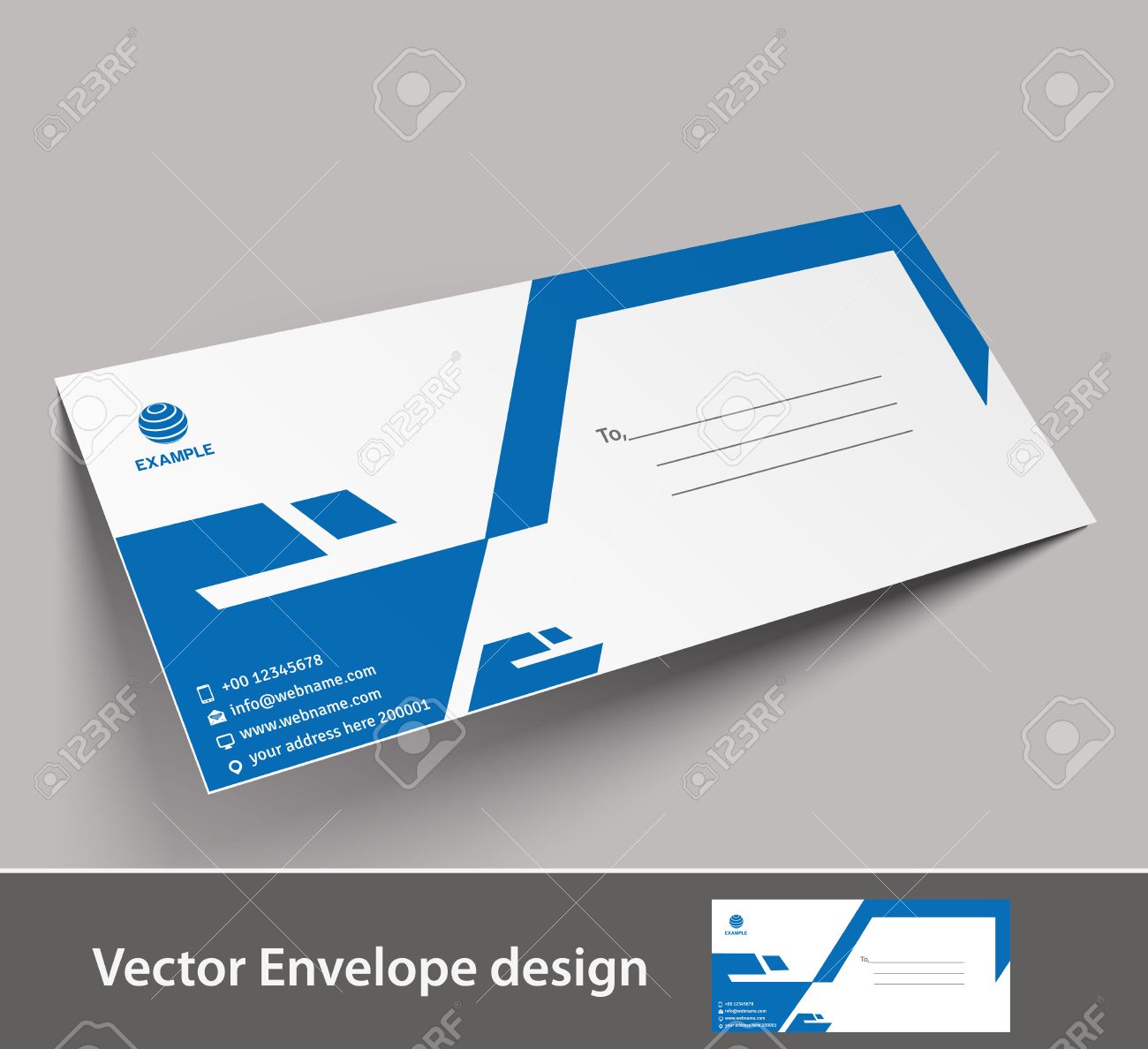 paper envelope templates for your project design vector