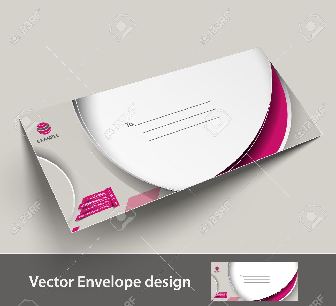 paper envelope templates for your project design vector