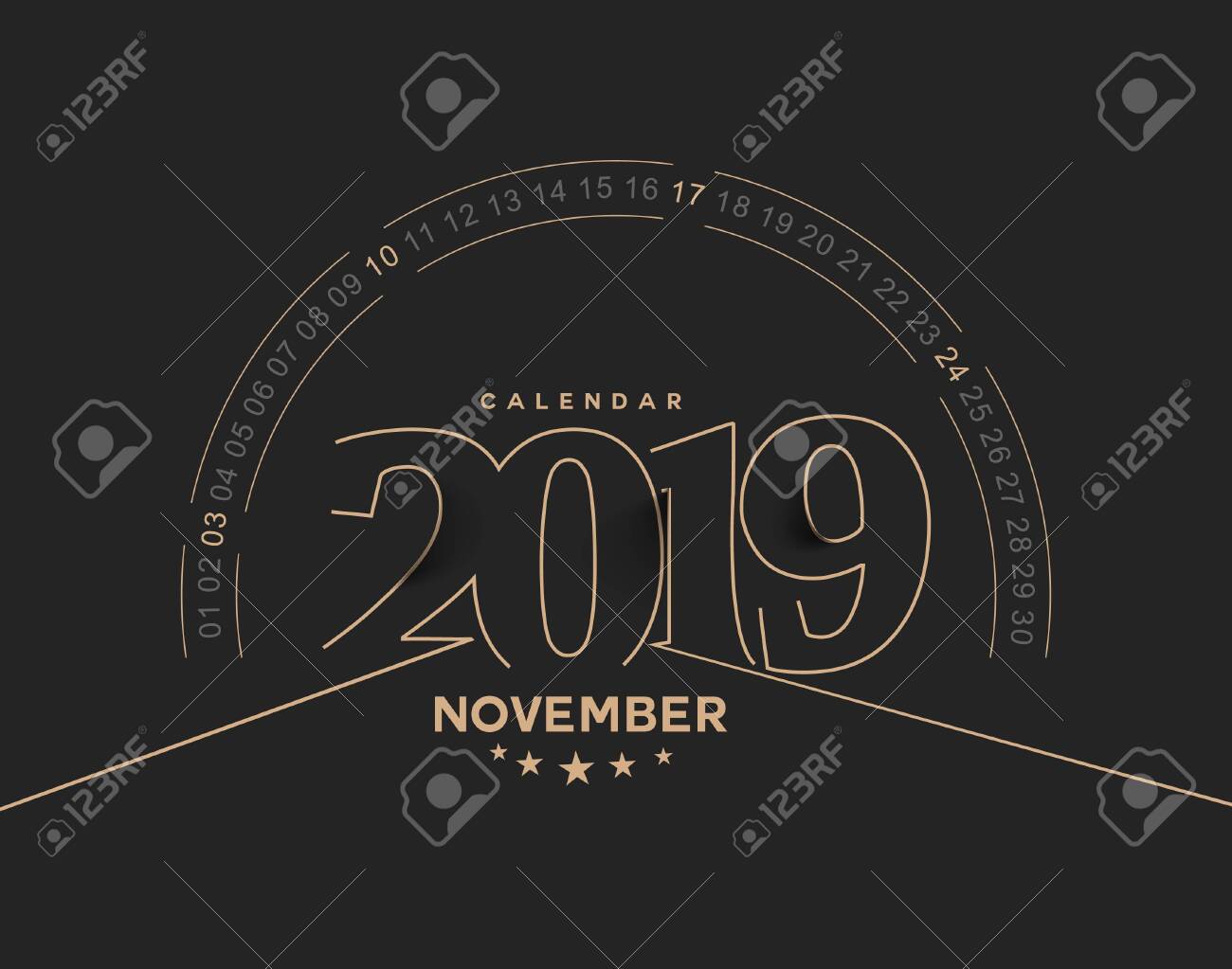 happy new year 2019 november calendar new year holiday design november calendar decorations