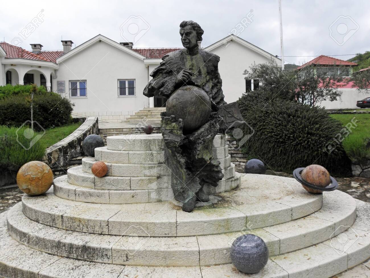 Ruder Boskovic Monument In Ravno Bosia And Herzegowina, Europe Stock Photo, Picture And Royalty Free Image. Image 132958947.
