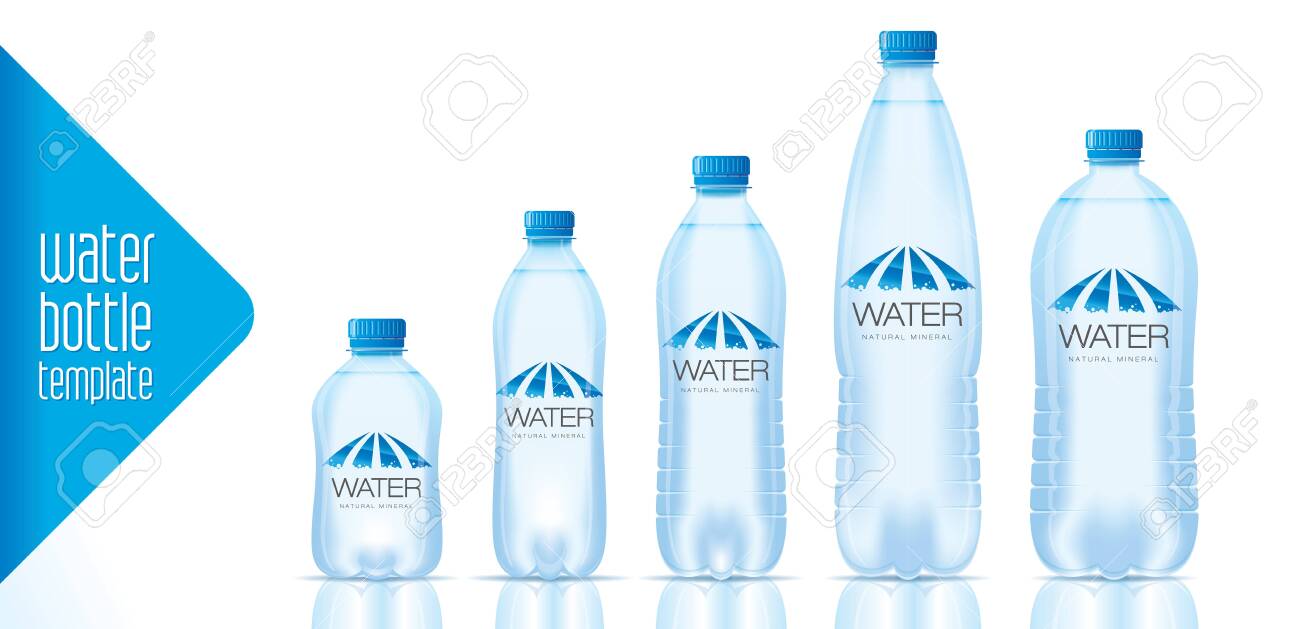 Water Bottle Template And Ready Label Design Royalty Free Cliparts Within Mineral Water Label Template Water Bottle Template And Ready Label Design Royalty Free Cliparts Within Mineral Water Label Template