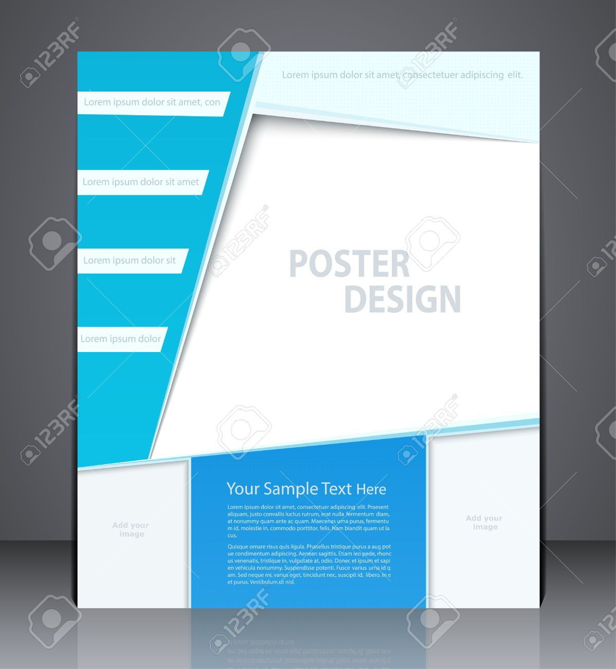 vector layout business brochures or poster magazine cover or business brochures