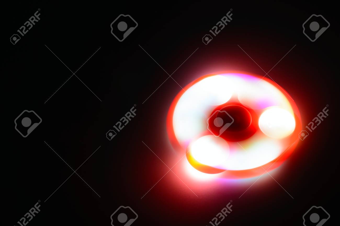 glowing fidget spinner
