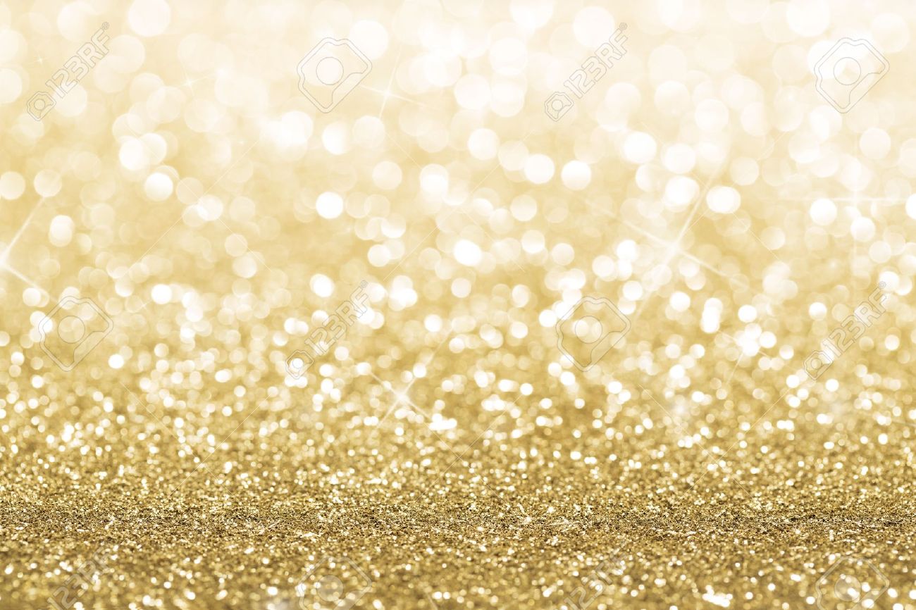 gold defocused glitter background with copy space stock photo glitter background