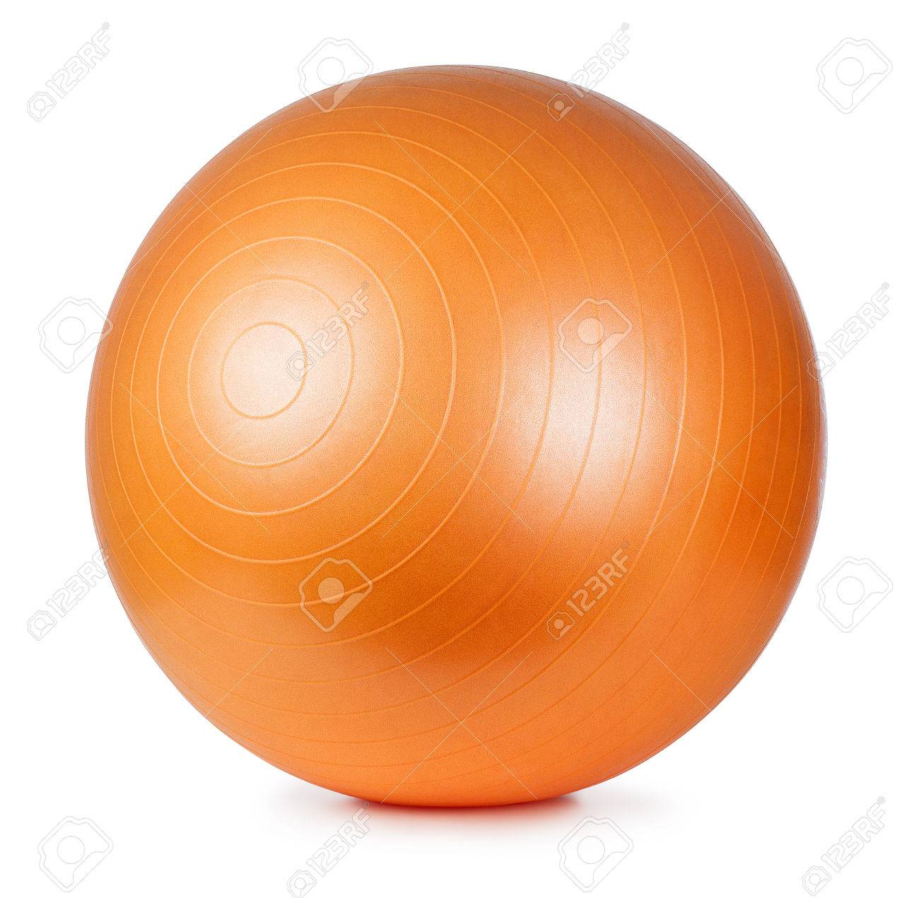 orange exercise ball