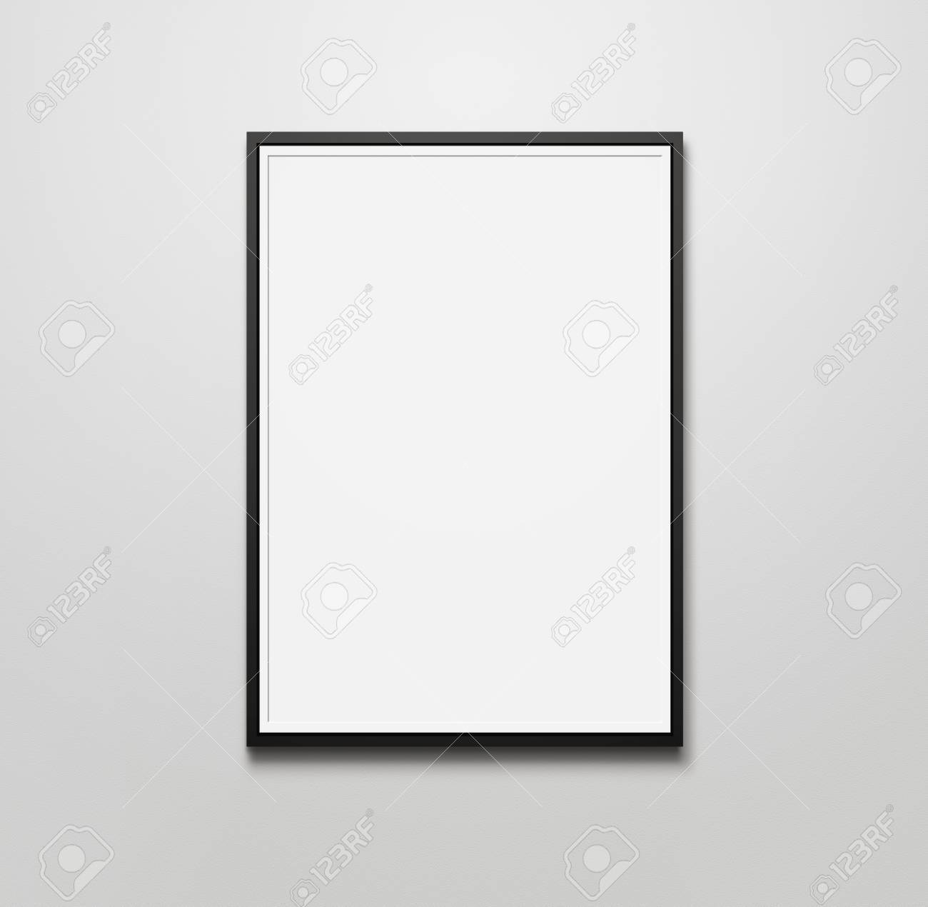 Blank picture frame at the wall with copy space and clipping path for the inside - 32279760 Blank picture frame at the wall with copy space and clipping path for the inside - 32279760