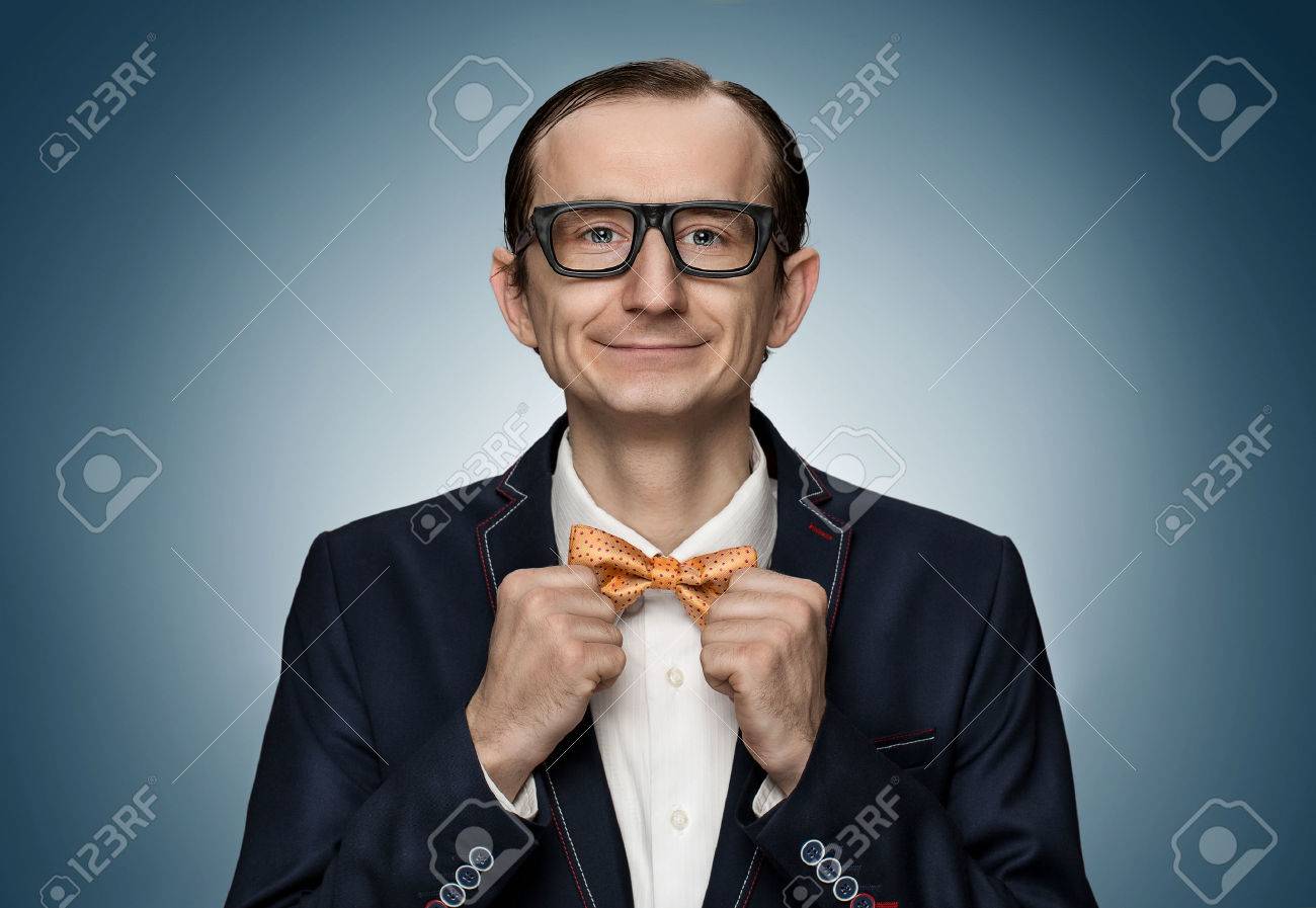 面白いレトロなオタクの日付の準備 の写真素材 画像素材 Image