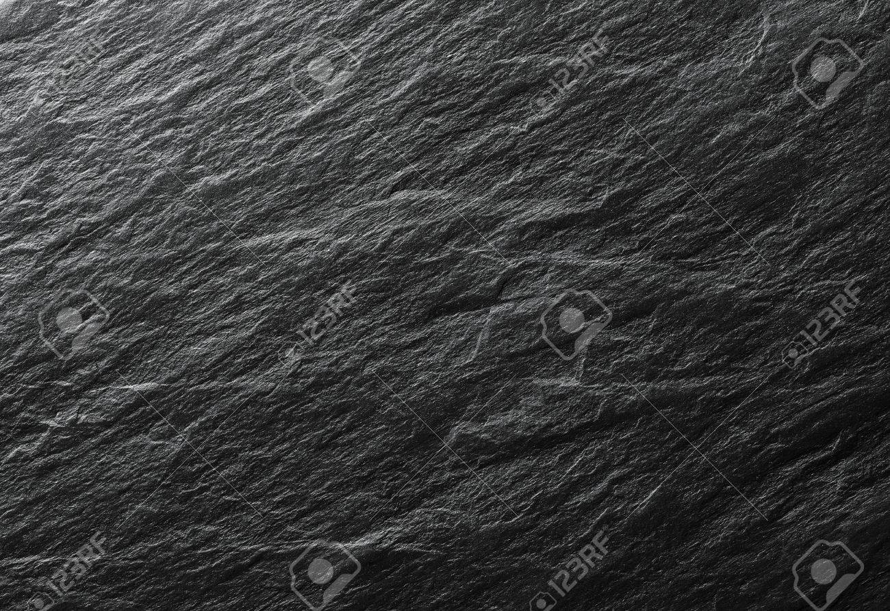 black stone plate background with copy space stock photo picture