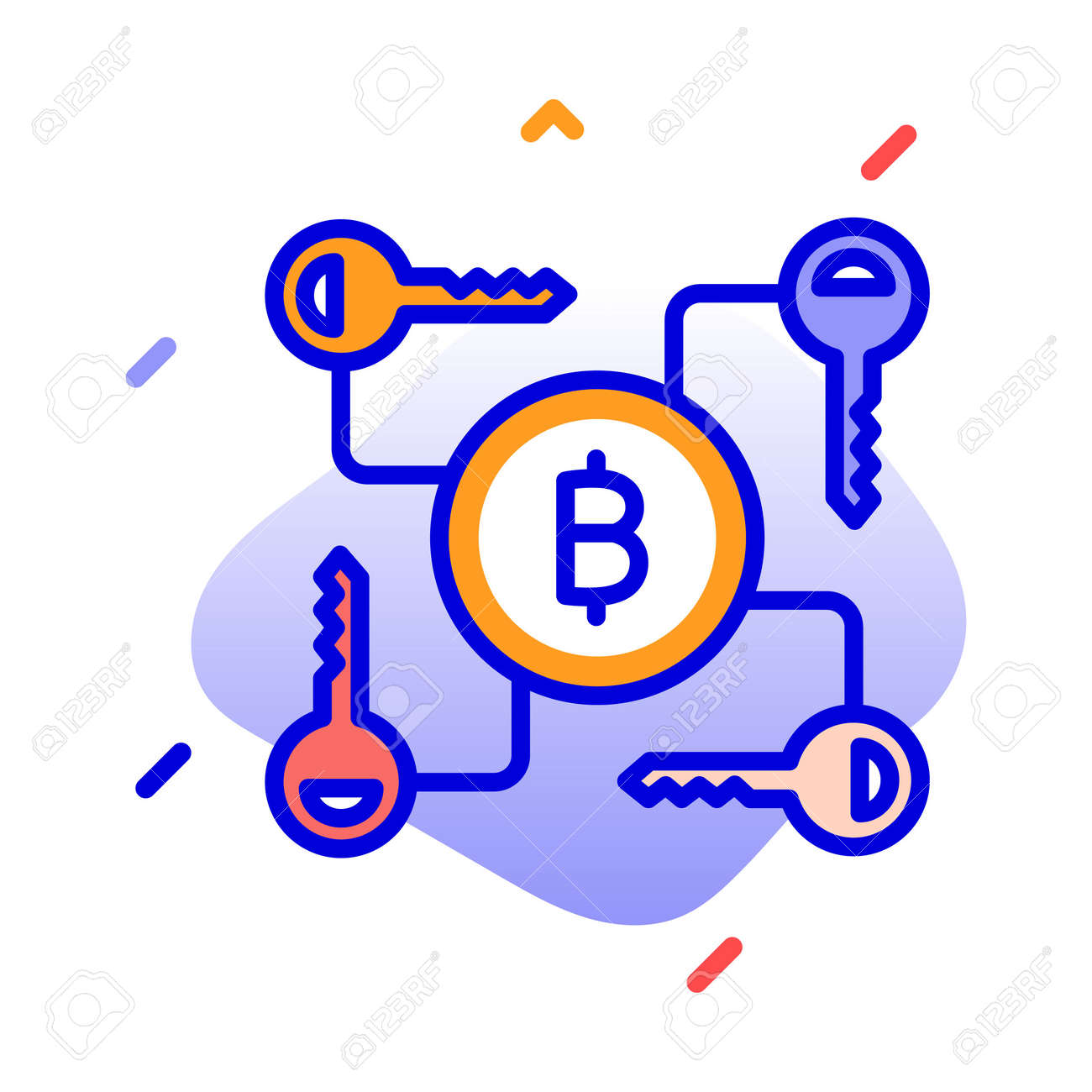 Security Cryptocurrency Transaction, Keys, Security, Digital Signature  Scheme, Fully Editable Vector Icons Royalty Free SVG, Cliparts, Vectors,  and Stock Illustration. Image 158843287.