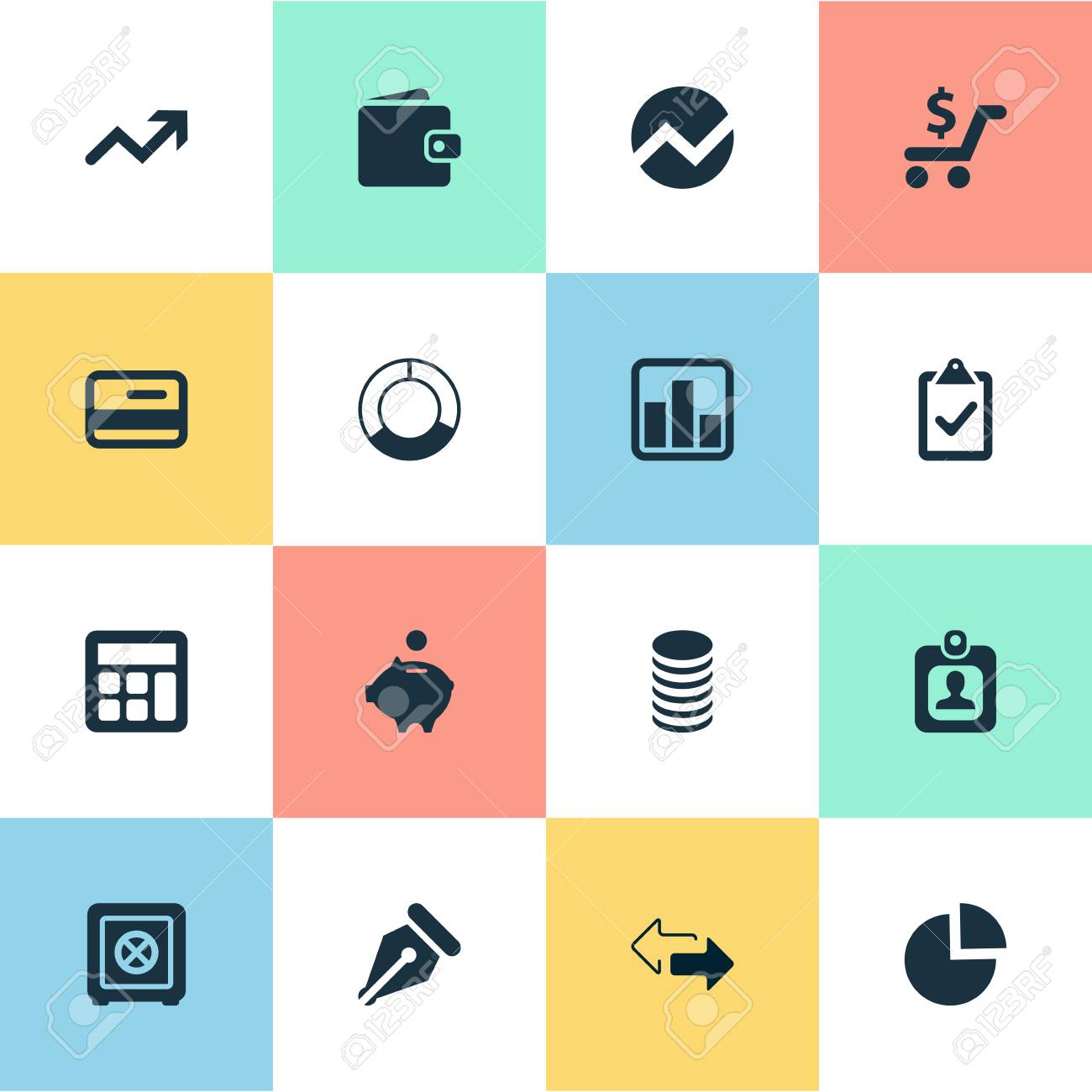 vector illustration set of