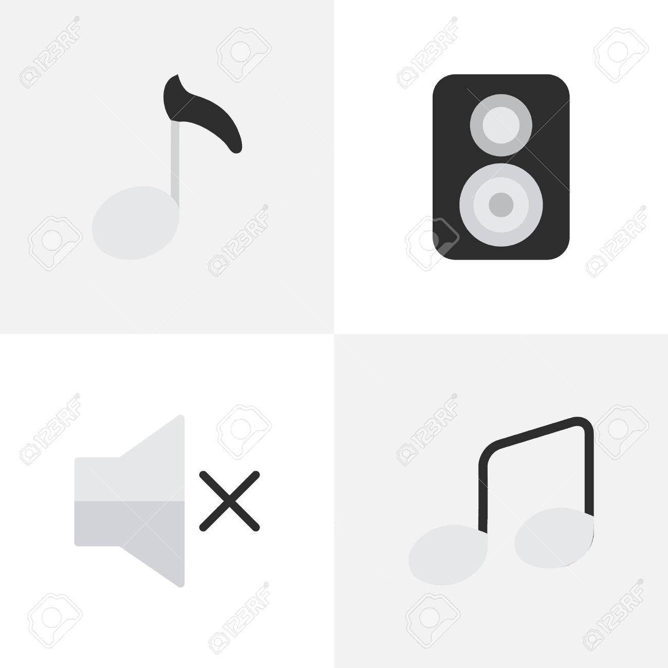 Vektor Illustrations Satz Einfache Solide Ikonen Elemente Lautstarke Lautsprecher Musikzeichen Und Andere Synonyme Lautsprecher Zeichen Und Hinweis Lizenzfrei Nutzbare Vektorgrafiken Clip Arts Illustrationen Image 83462100