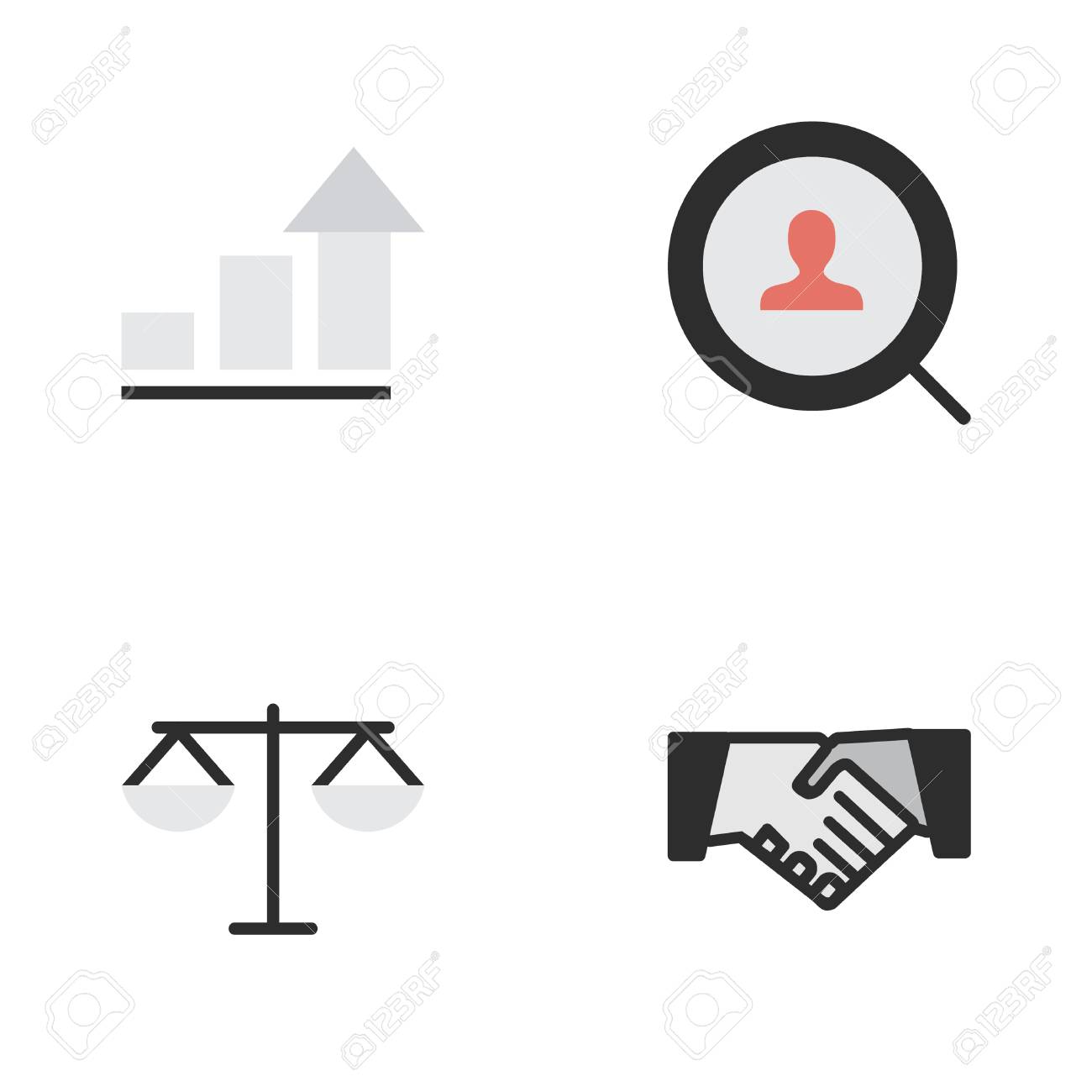 Vector Illustration Set Of Simple Trade Icons Elements Magnifier Royalty Free Cliparts Vectors And Stock Illustration Image 84399912