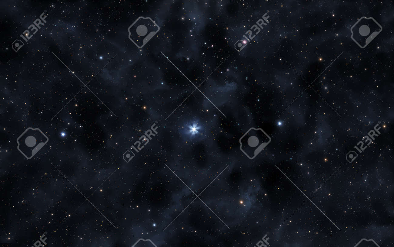 A picture of the star Polaris and faint nebulae of Milky Way galaxy - 152193276 A picture of the star Polaris and faint nebulae of Milky Way galaxy - 152193276