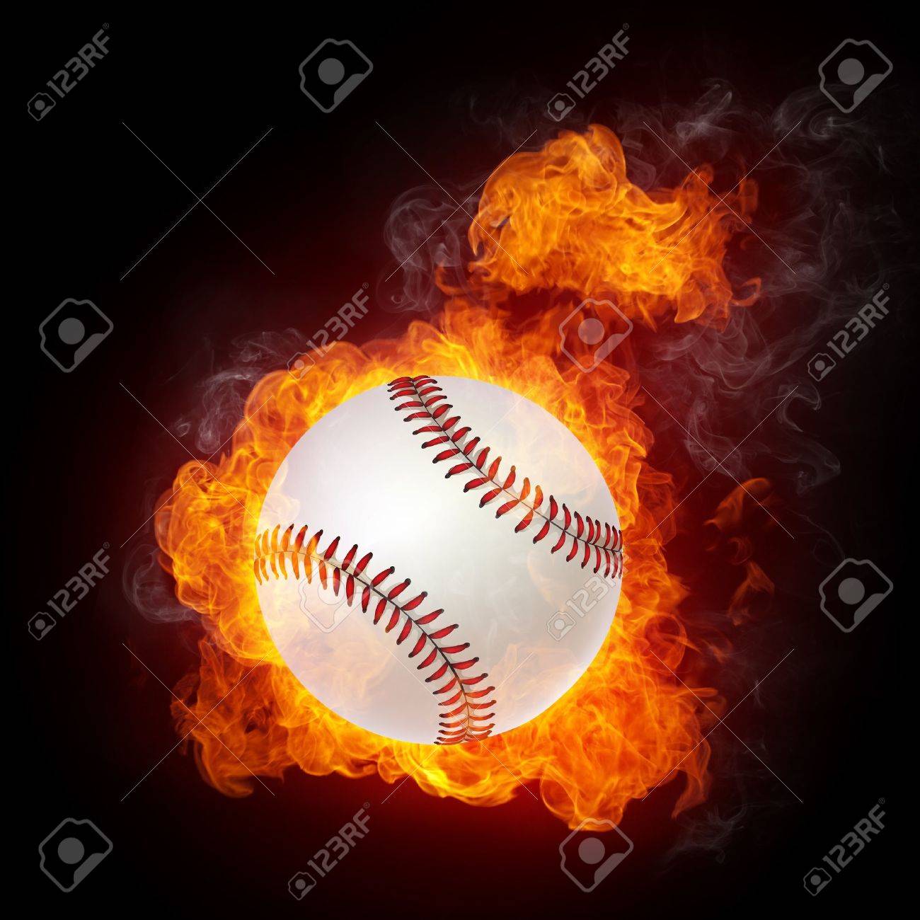 Baseball Ball On Fire 2d Graphics Computer Design Stock Photo Picture And Royalty Free Image Image 917