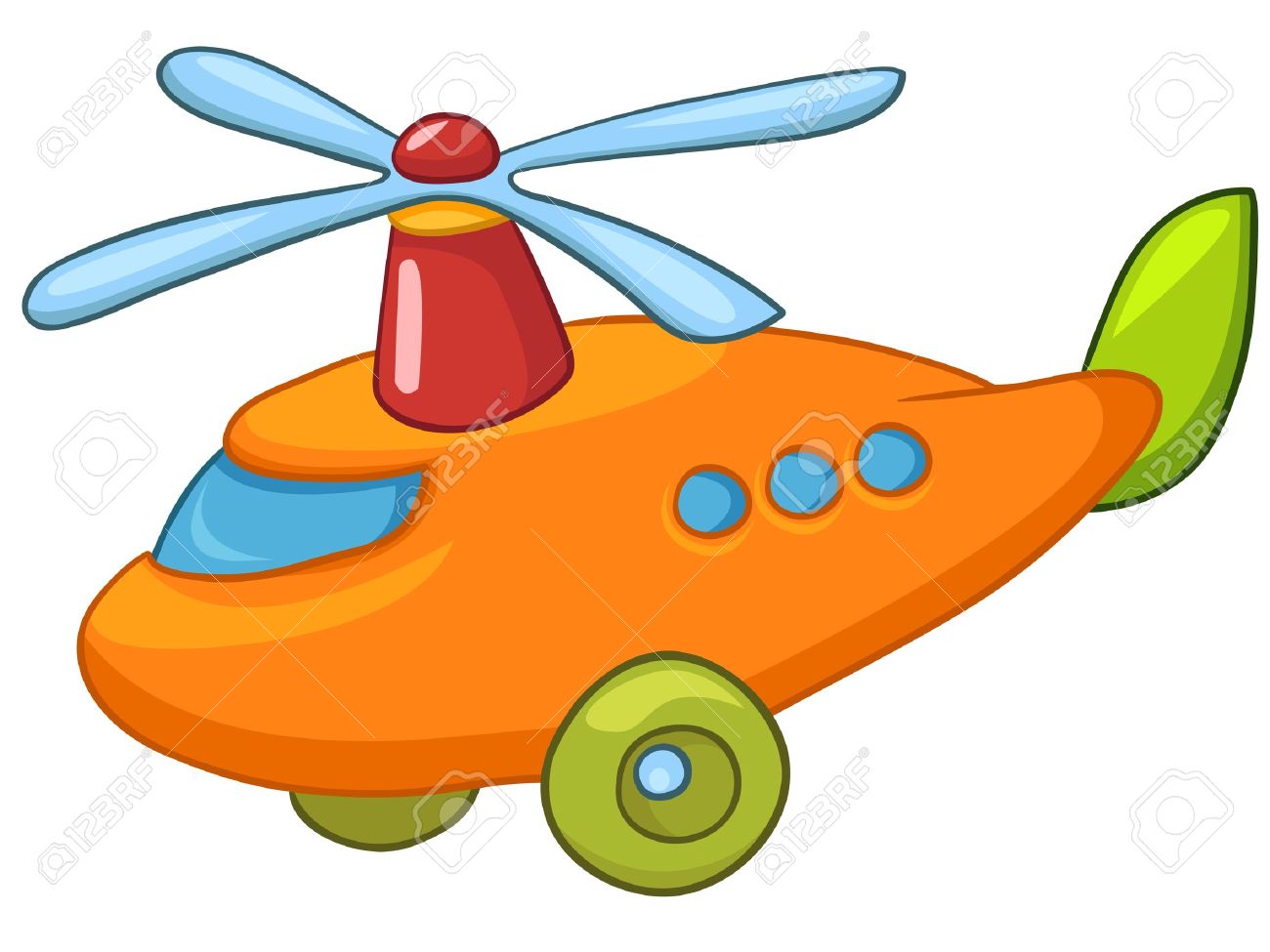 helicóptero de dibujos animados ilustraciones vectoriales clip art