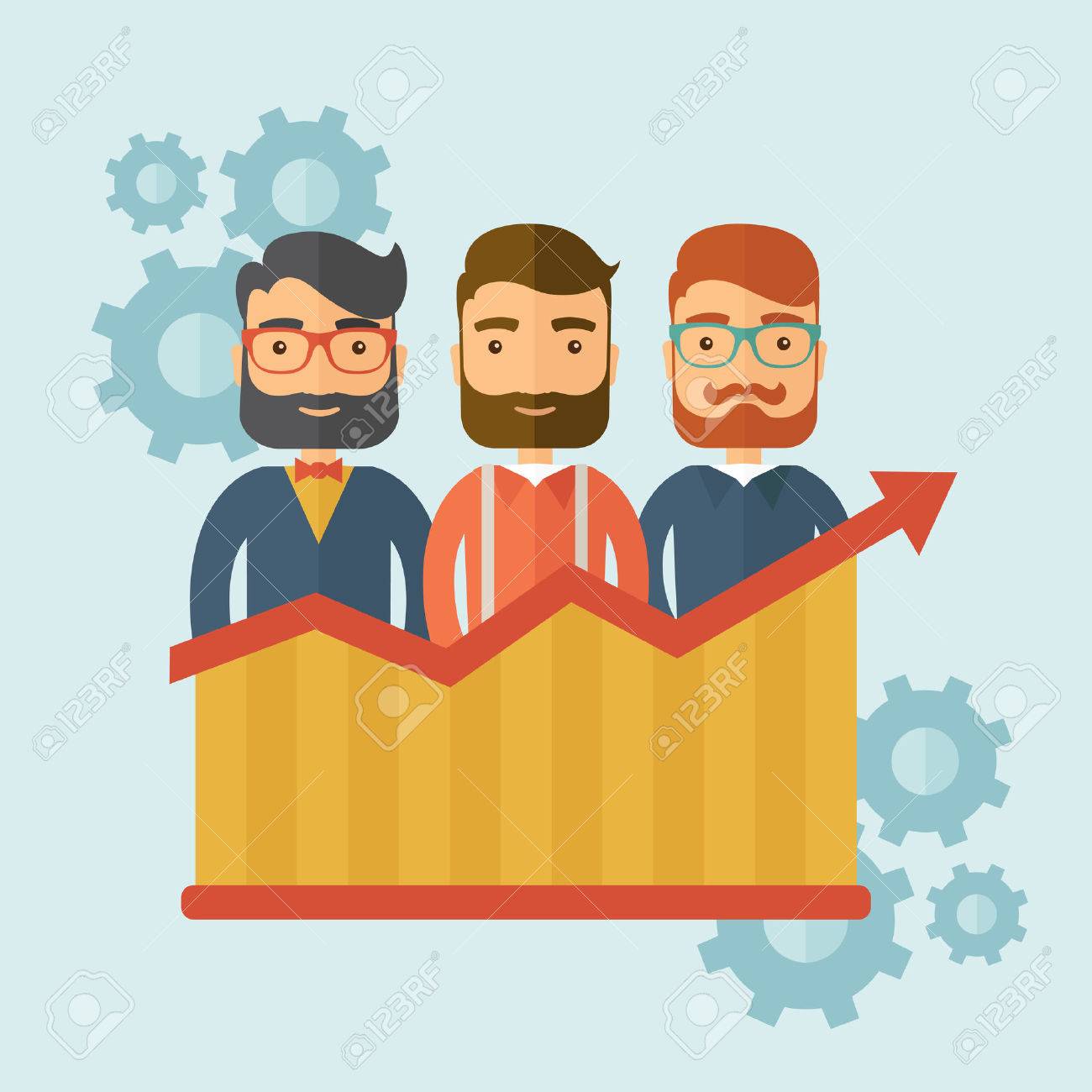 成長チャート上ひげを持つ 3 人のビジネスマン 視点のビジネス コンセプトです フラット デザイン イラスト ベクトルします のイラスト素材 ベクタ Image 成長チャート上ひげを持つ 3 人のビジネスマン 視点のビジネス コンセプトです フラット デザイン イラスト ベクトルします のイラスト素材 ベクタ Image