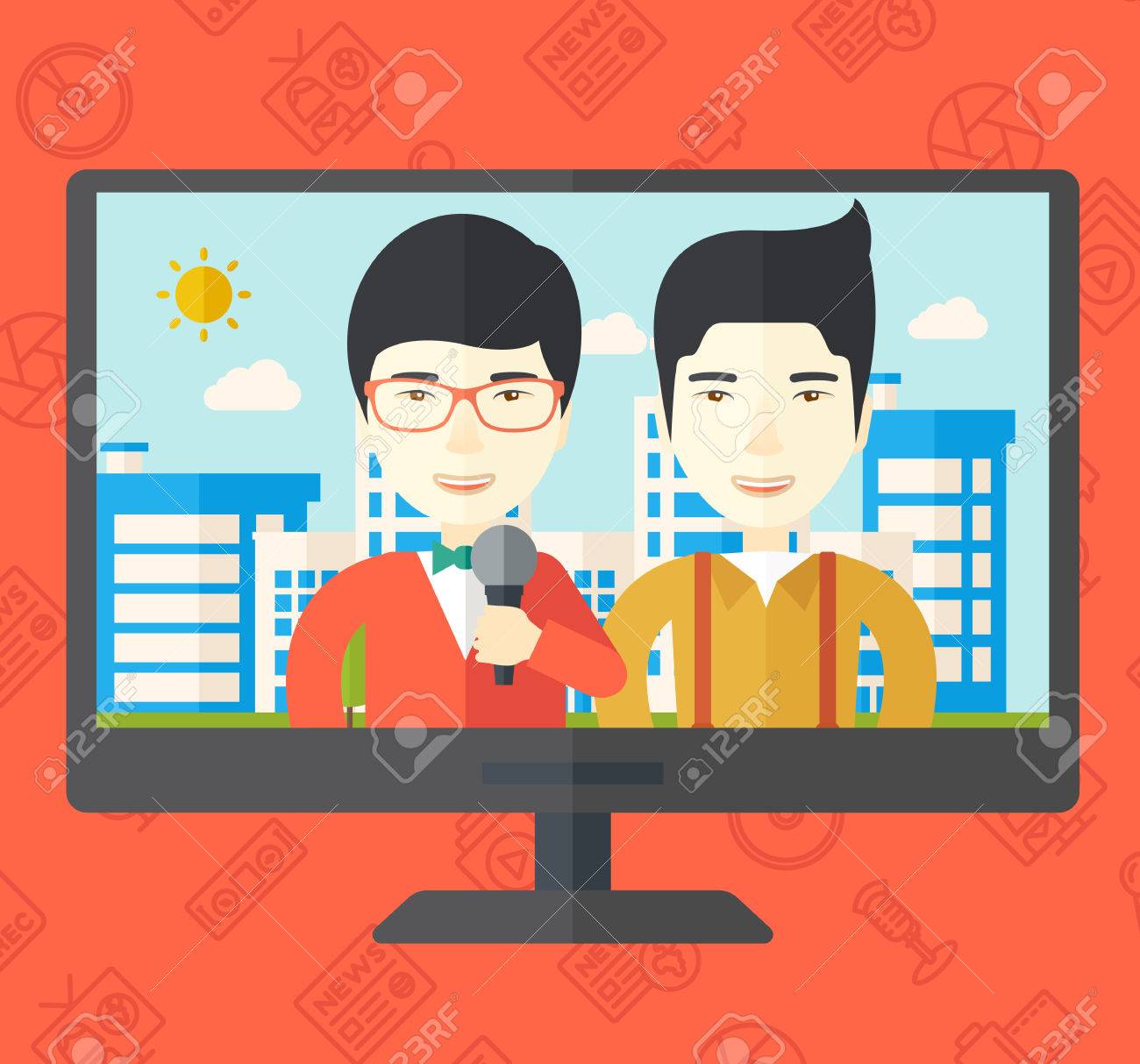 Asian News Reporter Clip Art Images Gallery Asian News Reporter Clip Art Images Gallery