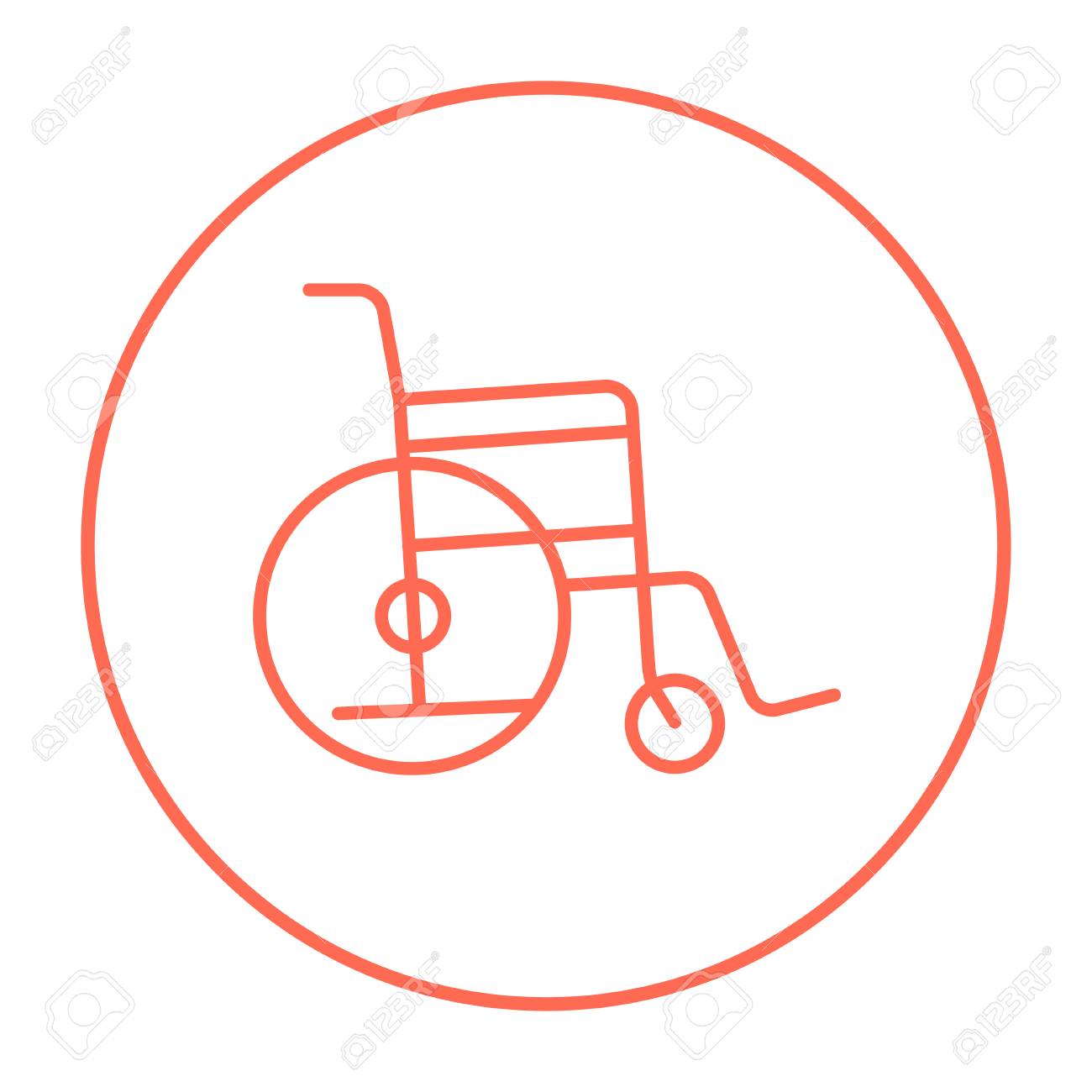 Icono De Línea De Sillas De Ruedas Para Web, Móvil Y La Icono De Sketch De Silla De Ruedas Para Web, Móvil E