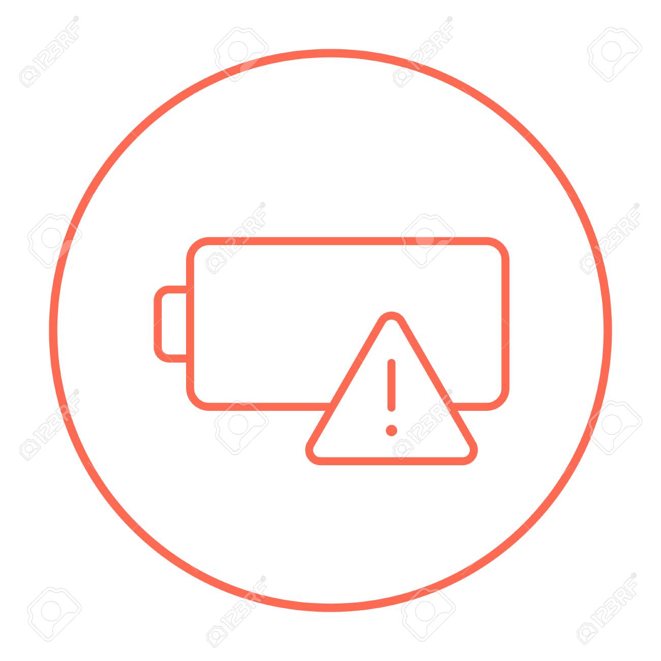 Empty Battery Line Icon For Web Mobile And Infographics Vector Red Thin Line Icon In The Circle Isolated On White Background Royalty Free Cliparts Vectors And Stock Illustration Image Empty Battery Line Icon For Web Mobile And Infographics Vector Red Thin Line Icon In The Circle Isolated On White Background Royalty Free Cliparts Vectors And Stock Illustration Image