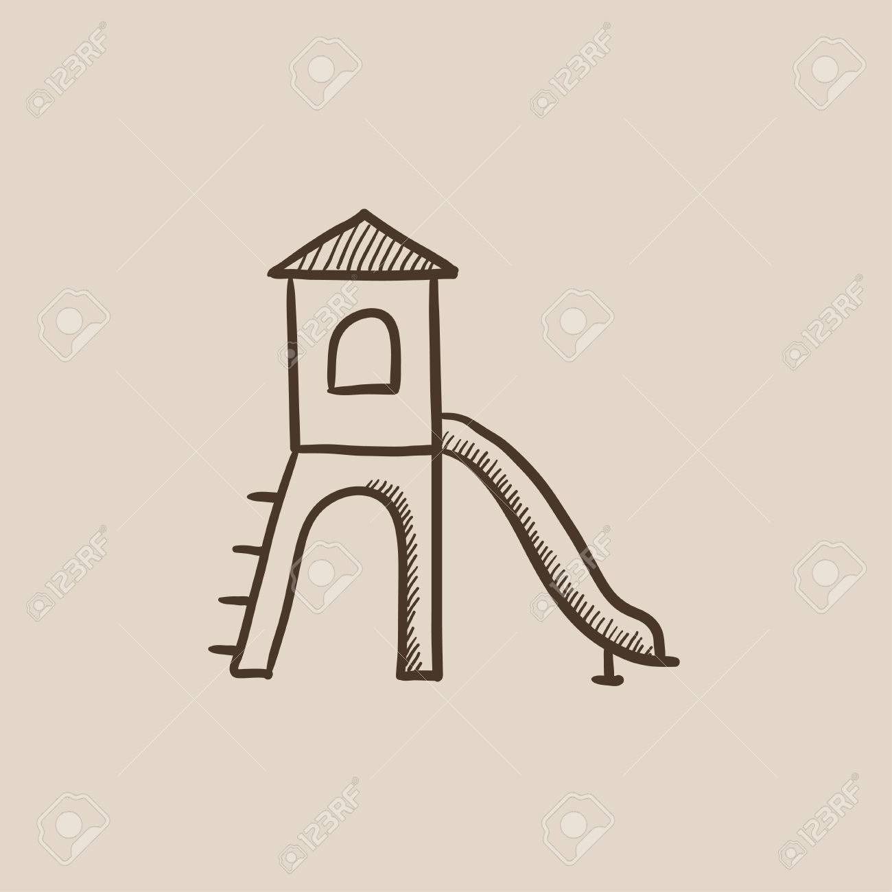 Spielplatz Mit Rutsche Skizze Symbol Fur Web Mobile Und Infografiken Hand Gezeichnet Vektor Isoliert Symbol Lizenzfrei Nutzbare Vektorgrafiken Clip Arts Illustrationen Image 54570932