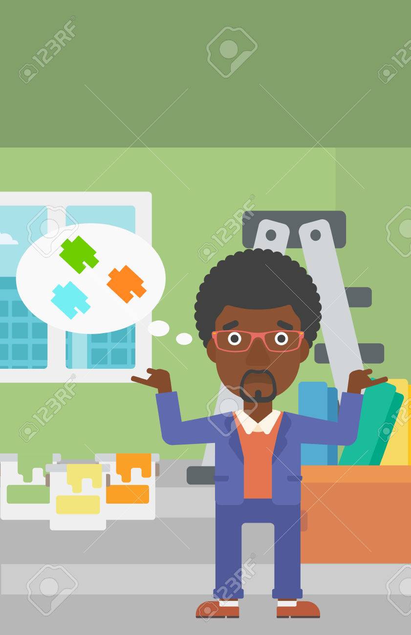 ステップはしご ペンキ缶壁紙ベクトル フラット デザイン イラスト ボックスと部屋の背景の部屋の色を選択するアフリカ系アメリカ人の男 縦型レイアウト の イラスト素材 ベクタ Image ステップはしご ペンキ缶壁紙ベクトル フラット デザイン イラスト ボックスと部屋の背景の部屋の色を選択するアフリカ系アメリカ人の男 縦型レイアウト の イラスト素材 ベクタ Image