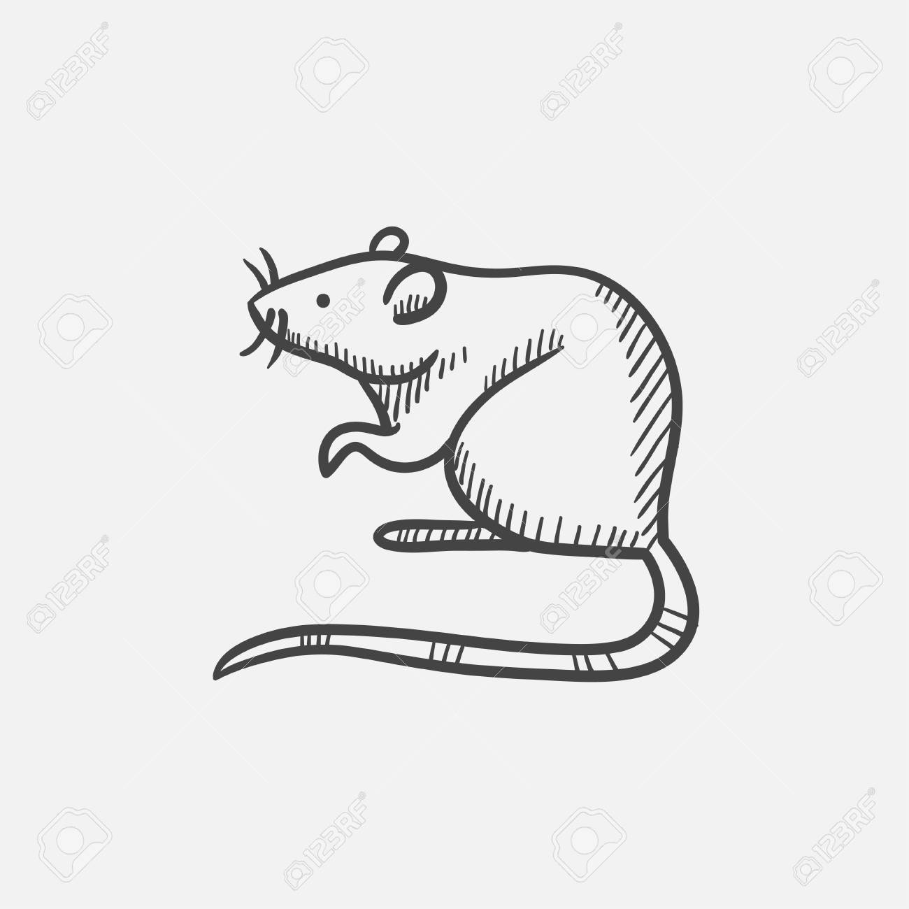 Maus Skizze Symbol Fur Web Mobile Und Infografiken Hand Gezeichnet Vektor Isoliert Symbol Lizenzfrei Nutzbare Vektorgrafiken Clip Arts Illustrationen Image