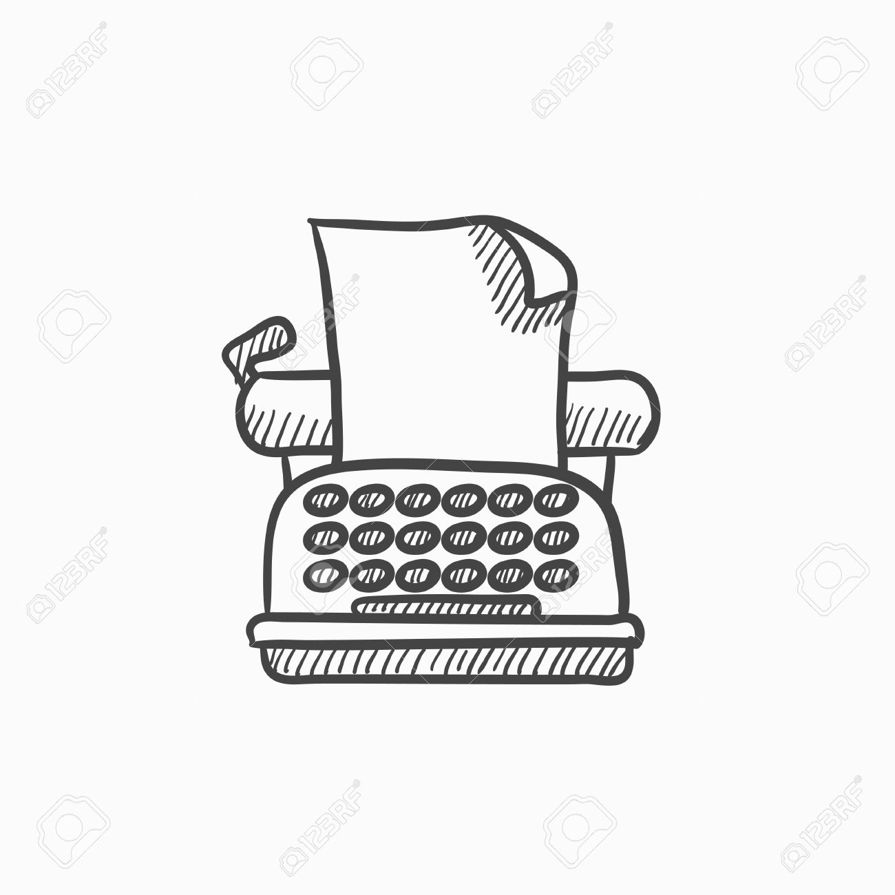 Máquina De Escribir Del Vector Icono De Boceto Aislado En El Fondo. Dibujado A Mano Icono De La Máquina De Escribir. Dibujo Icono De La Máquina De Escribir Por Infografía, Sitio Web Máquina De Escribir Del Vector Icono De Boceto Aislado En El Fondo. Dibujado A Mano Icono De La Máquina De Escribir. Dibujo Icono De La Máquina De Escribir Por Infografía, Sitio Web