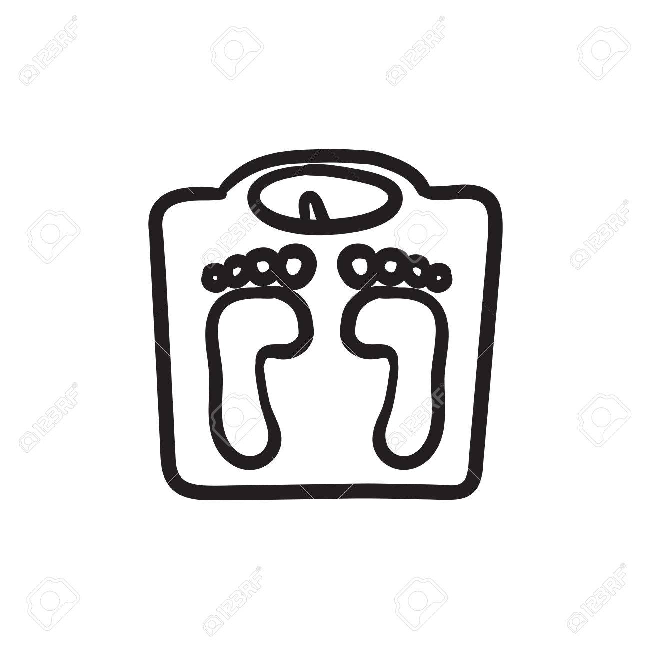 Weighing Scale Sketch Icon. Royalty Free SVG, Cliparts, Vectors, and Stock  Illustration. Image 72412184., image size:1300x1300