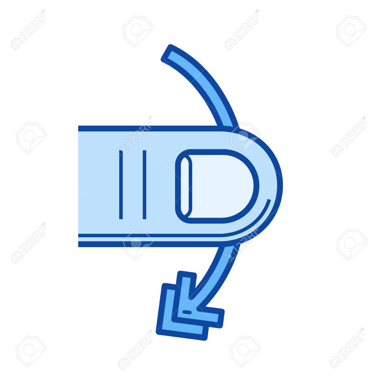 Cone De Linha De Vetor Cross Slide Isolado No Fundo Branco Icone Da Linha Cross Slide Para Infografico Site Ou Aplicativo Icone Azul Projetado Em Um Sistema De Grade Ilustraciones Vectoriales Clip Art Vectorizado