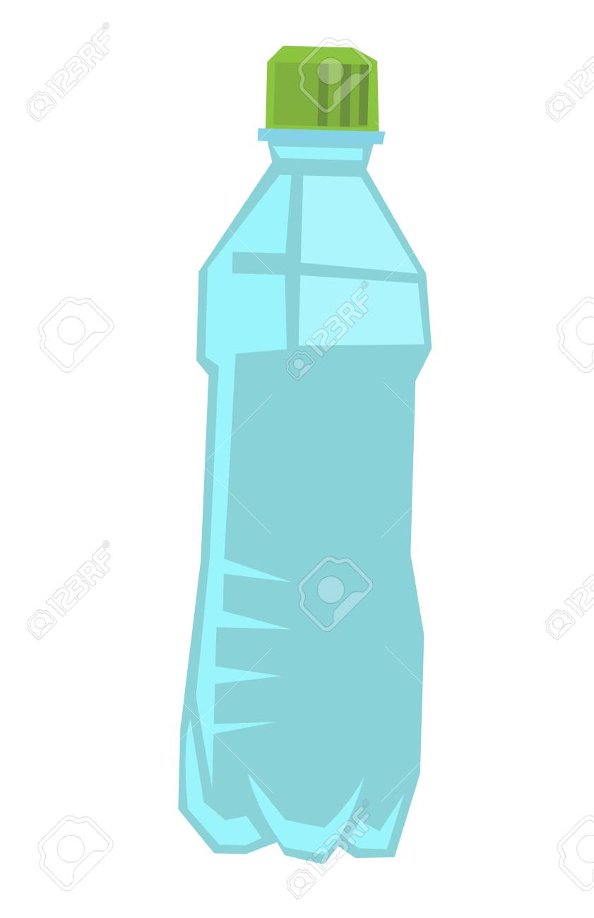 Plastic Bottle Of Water Vector Cartoon Illustration Isolated On White Background Royalty Free Cliparts Vectors And Stock Illustration Image 88349676