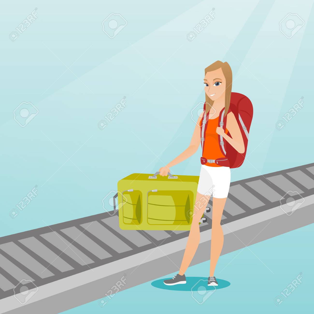 幸せな白人乗客空港の荷物コンベア ベルトからスーツケースを拾います 若い陽気な乗客コンベア ベルトから彼女の荷物を取るします ベクトル漫画のイラスト 正方形のレイアウト のイラスト素材 ベクタ Image 4712 幸せな白人乗客空港の荷物コンベア ベルトからスーツケースを拾います 若い陽気な乗客コンベア ベルトから彼女の荷物を取るします ベクトル漫画のイラスト 正方形のレイアウト のイラスト素材 ベクタ Image 4712