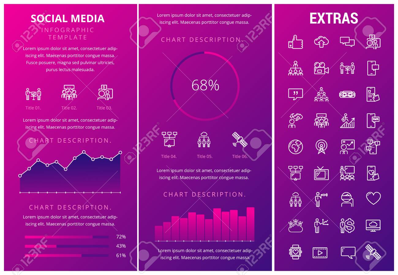 social media infographic template